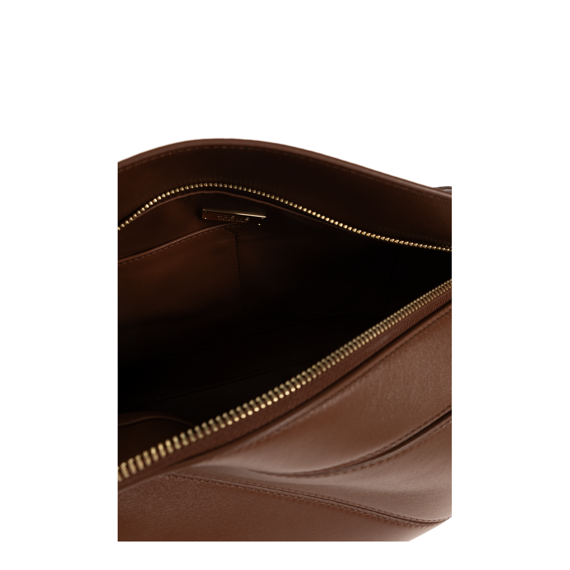 Puzzle Medium Nappa Lambskin Shoulder Bags - Pecan - Image 5