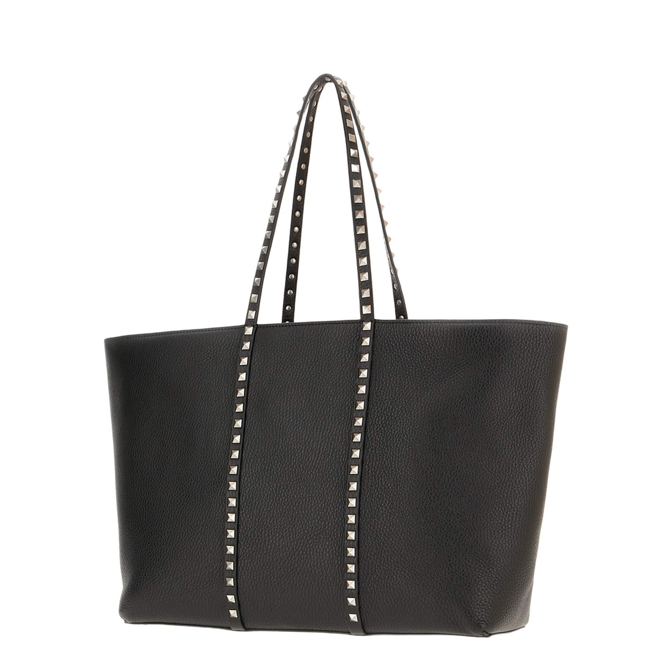 Rockstud Leather Tote Bag - Image 1