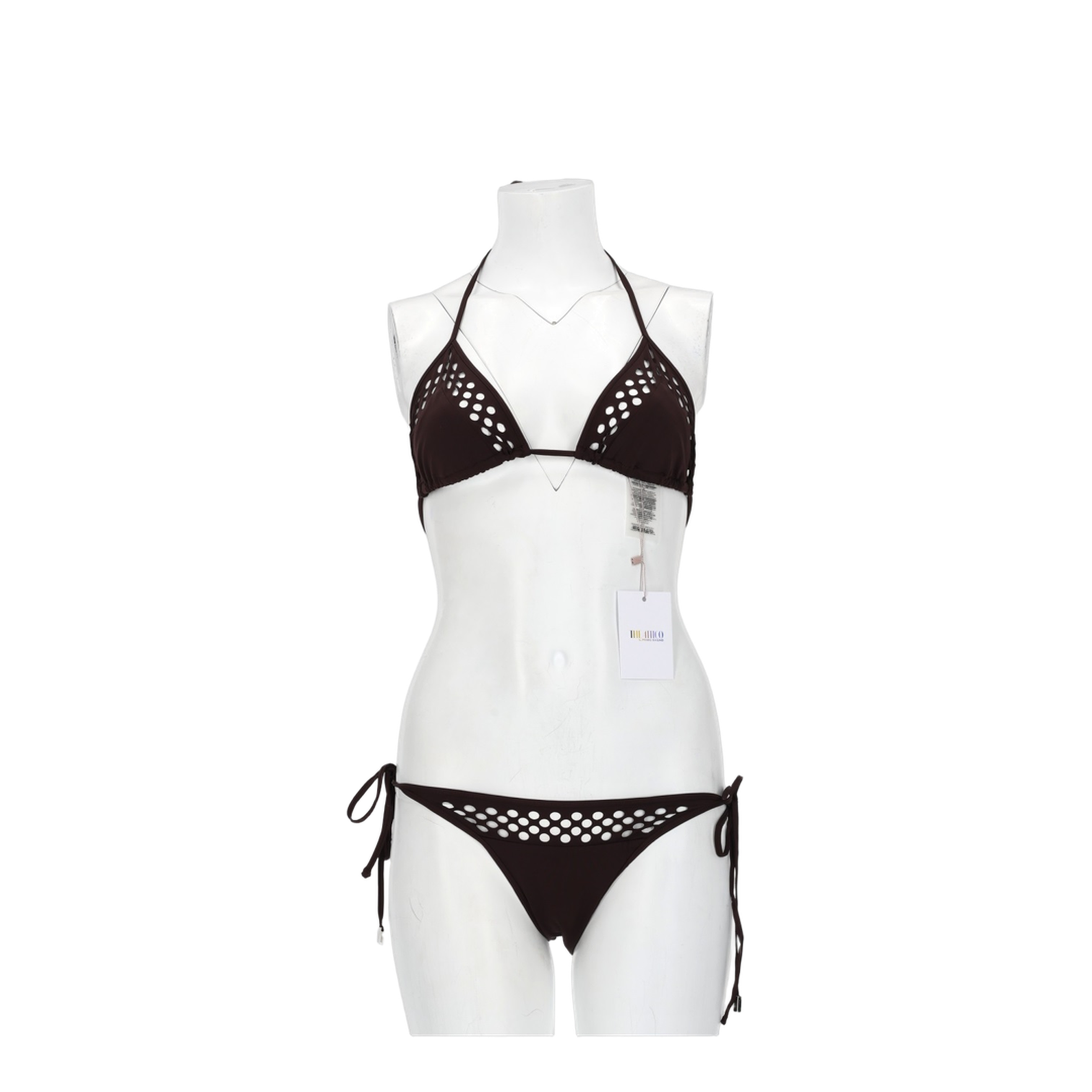 BIKINI "IL PRIMO BAGNO" IN LYCRA TRAFORATA - Image 1