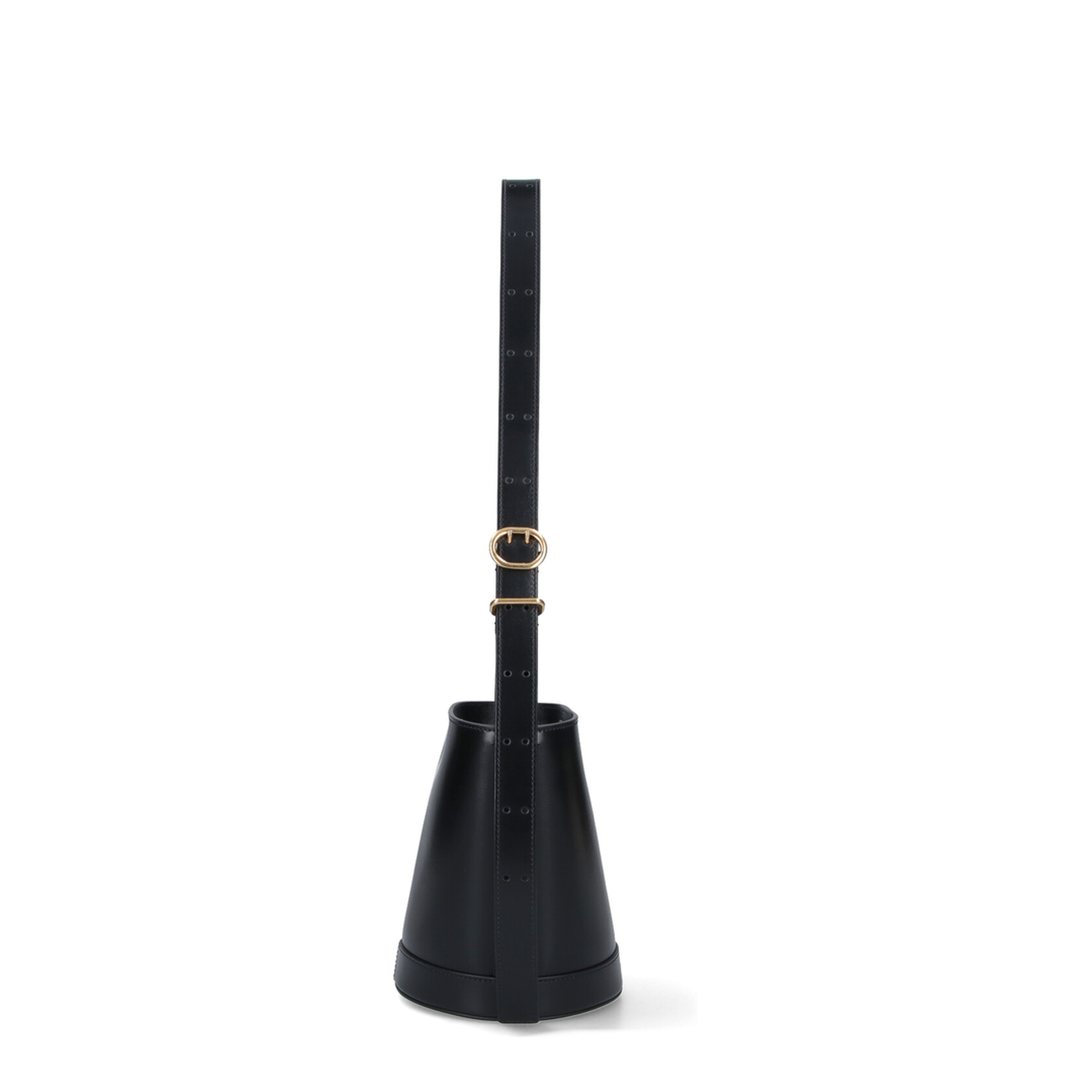 Cannolo Calfskin Bucket Bag - Black - Image 5
