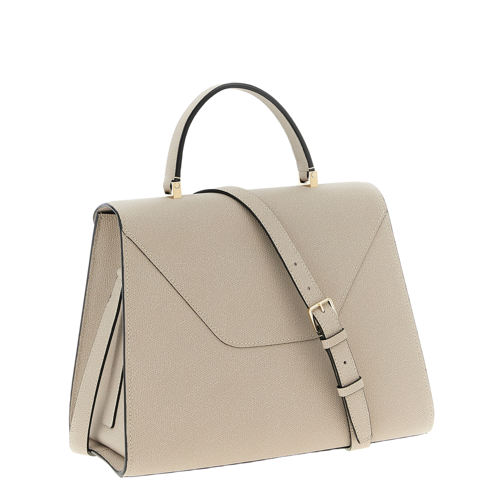 Large Handbag Leather White - Image 2