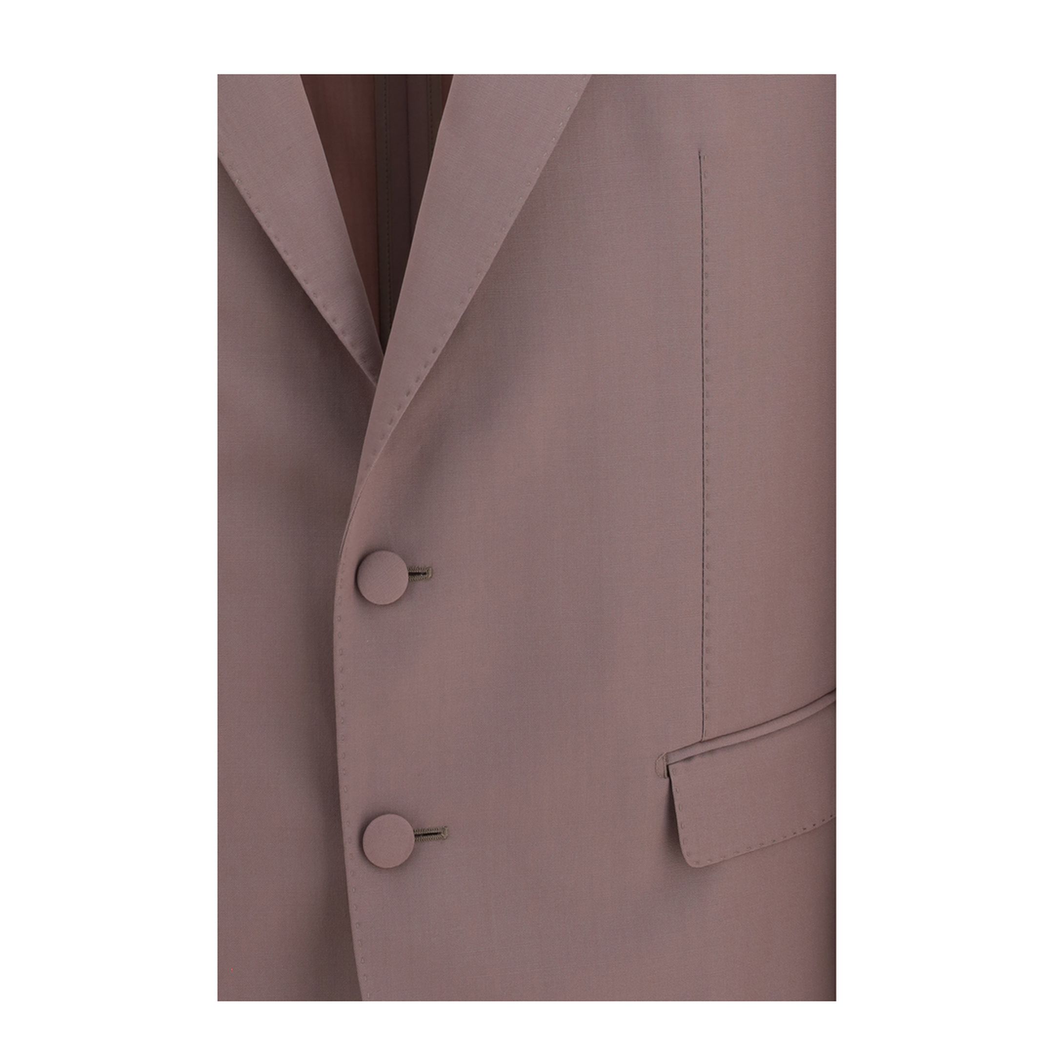 Single-breasted Wool Poplin Jacket - Image 3