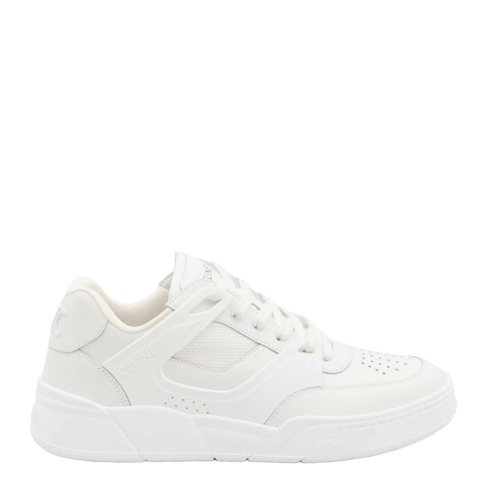 CT-09 Leather Sneakers with Mesh Inserts - Image 1