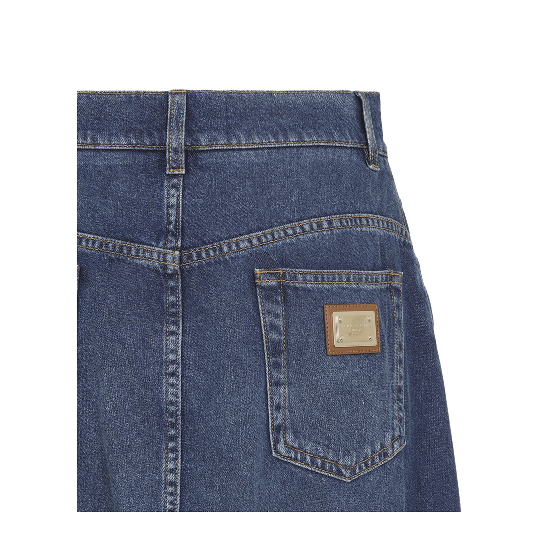 Long Denim Skirt - Image 5