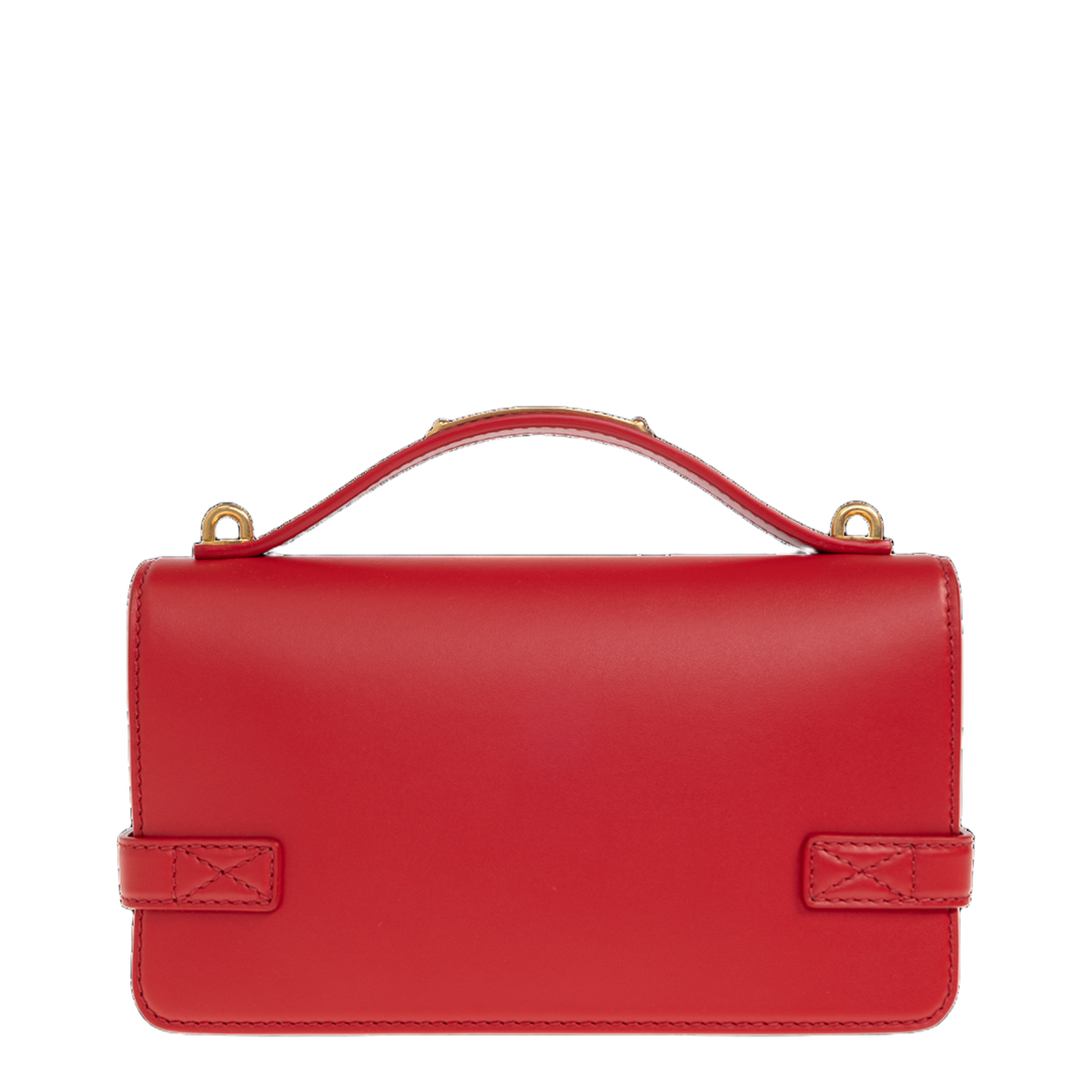 B-Buzz 24 Smooth Leather Handbag - Rouge - Image 3