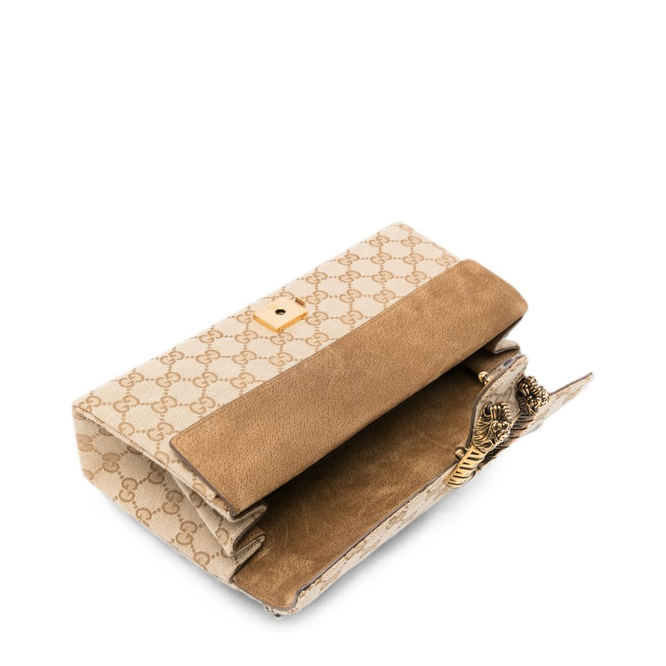 Dionysus Medium Coated Canvas Shoulder Bag - Sand and brown GG canvas - Image 2