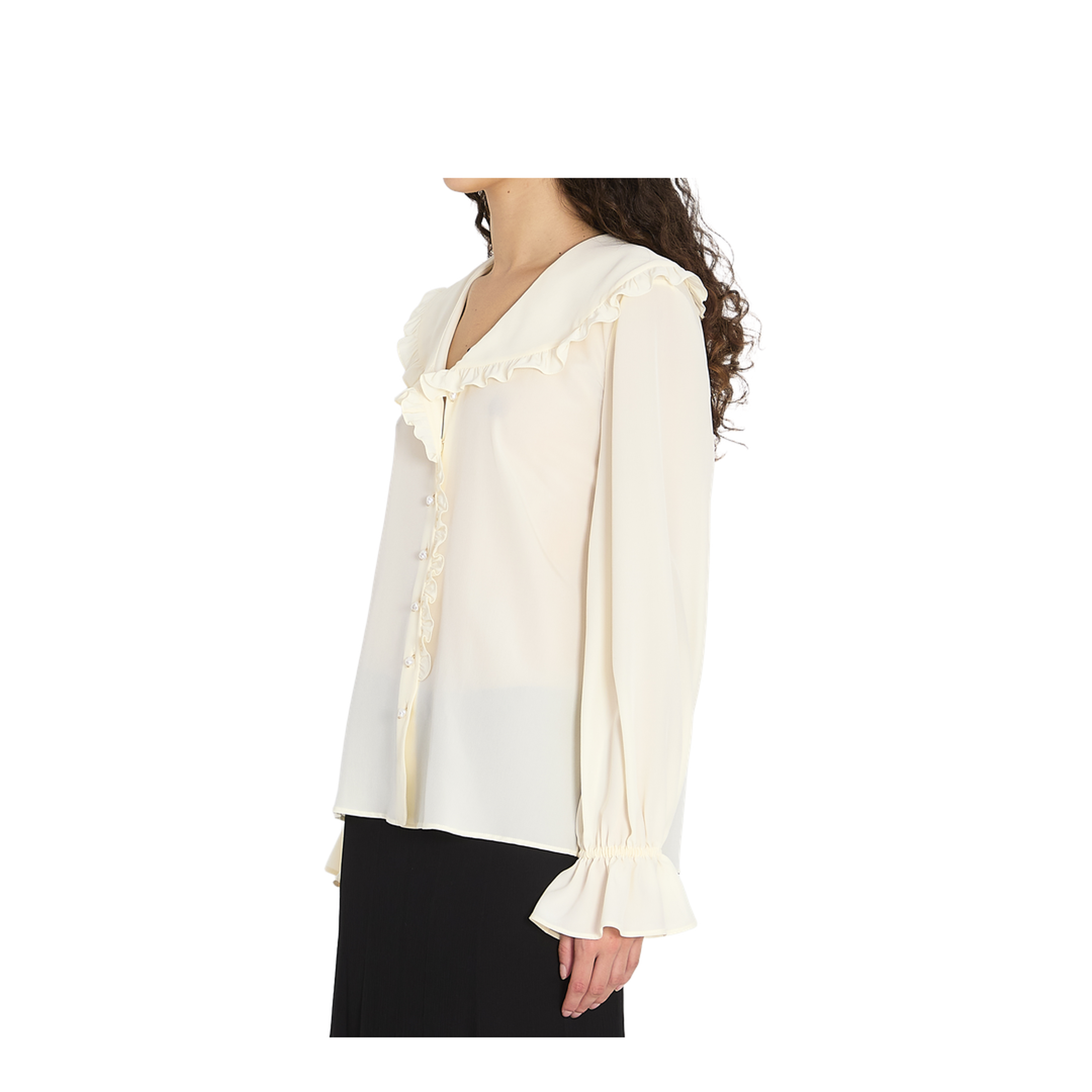 Fluid Silk Blouse - Image 2