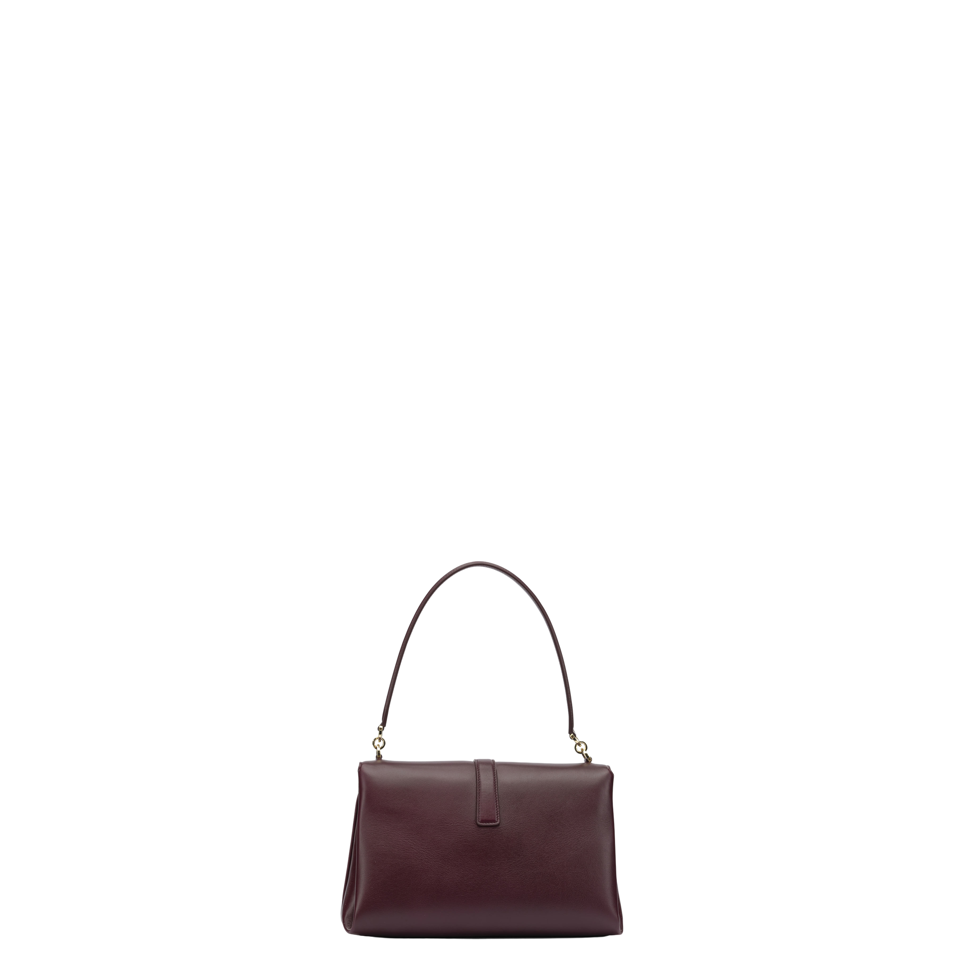 Leather Handbag Maroon - Image 3