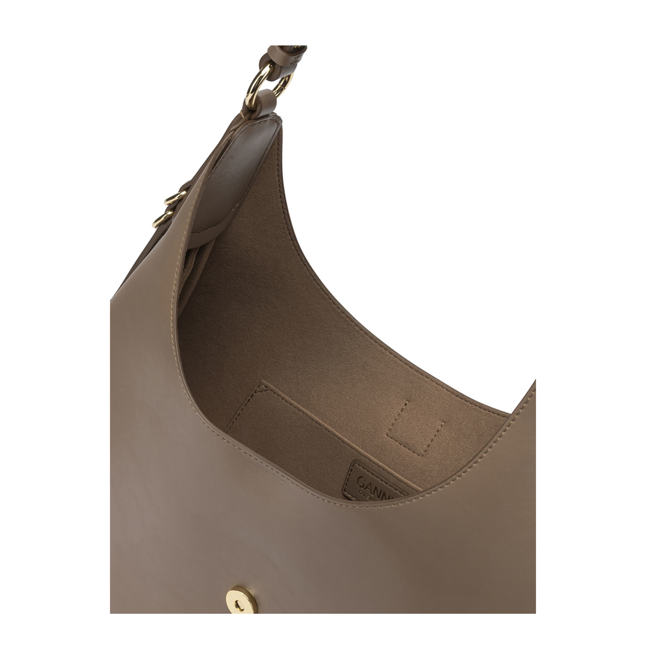Kat Medium Leather Shoulder Bag - Chicory Coffee - Image 5