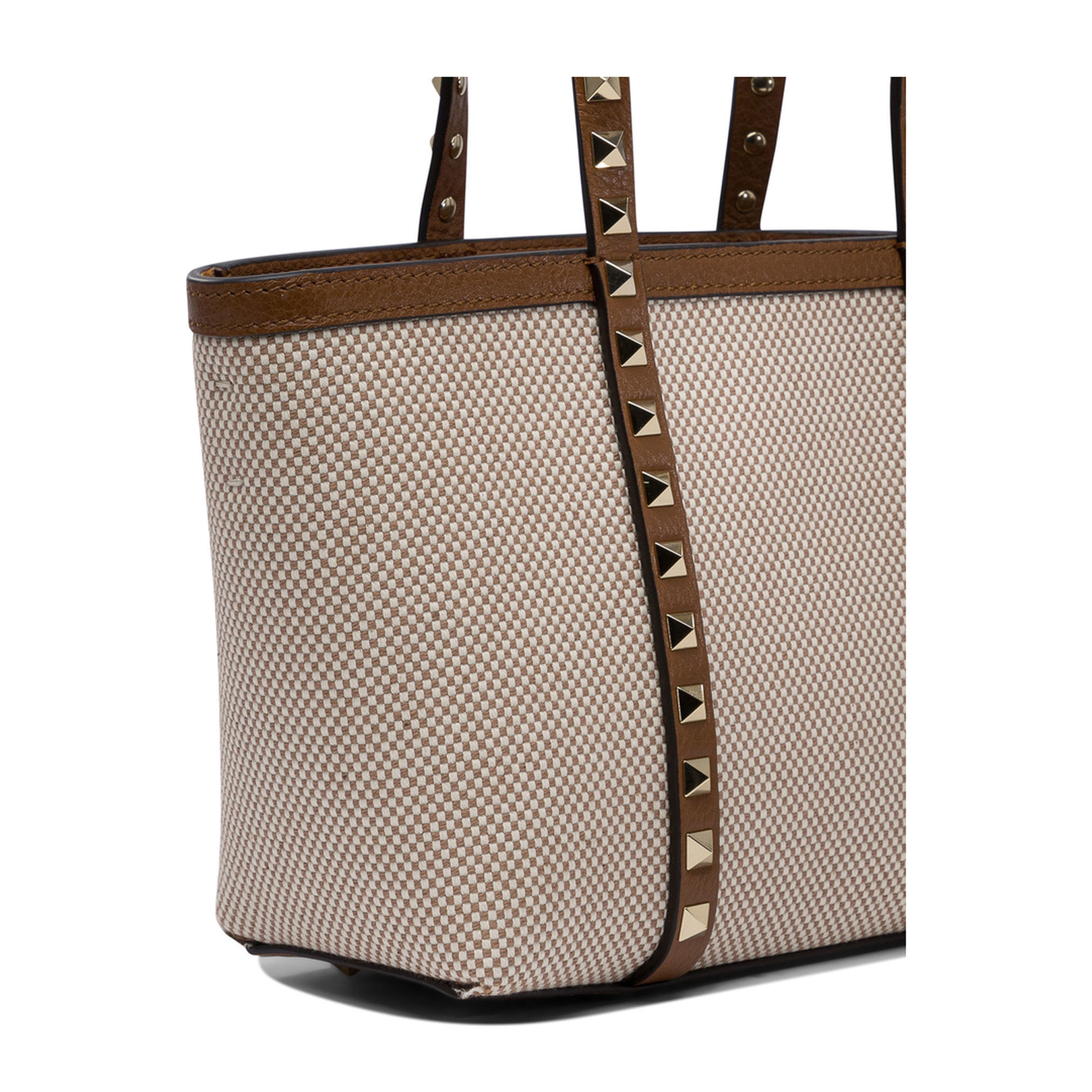 Two-tone Canvas Medium Rockstud Handbag - Image 4