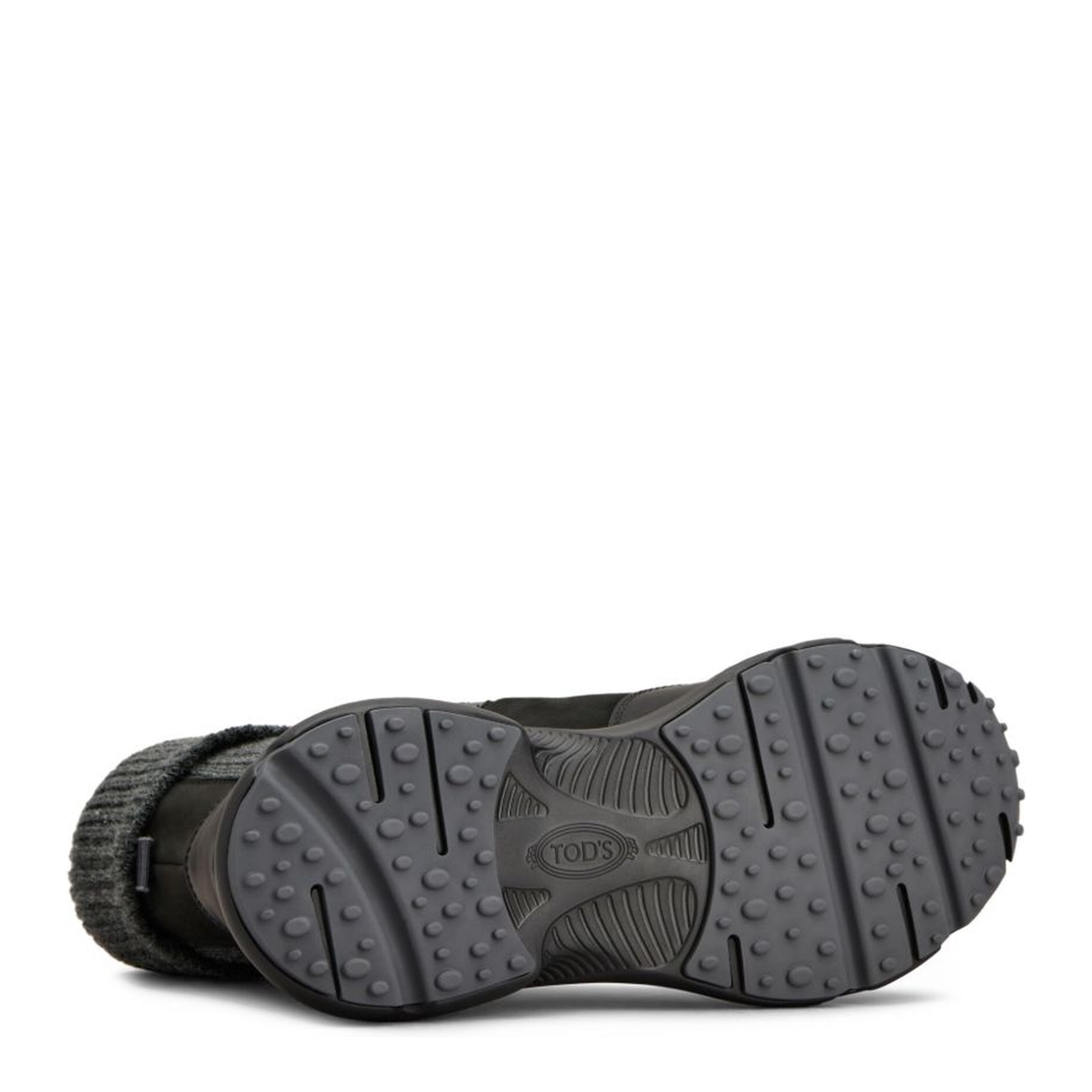 Chelsea Boots in Nubuck and Knit - Image 5