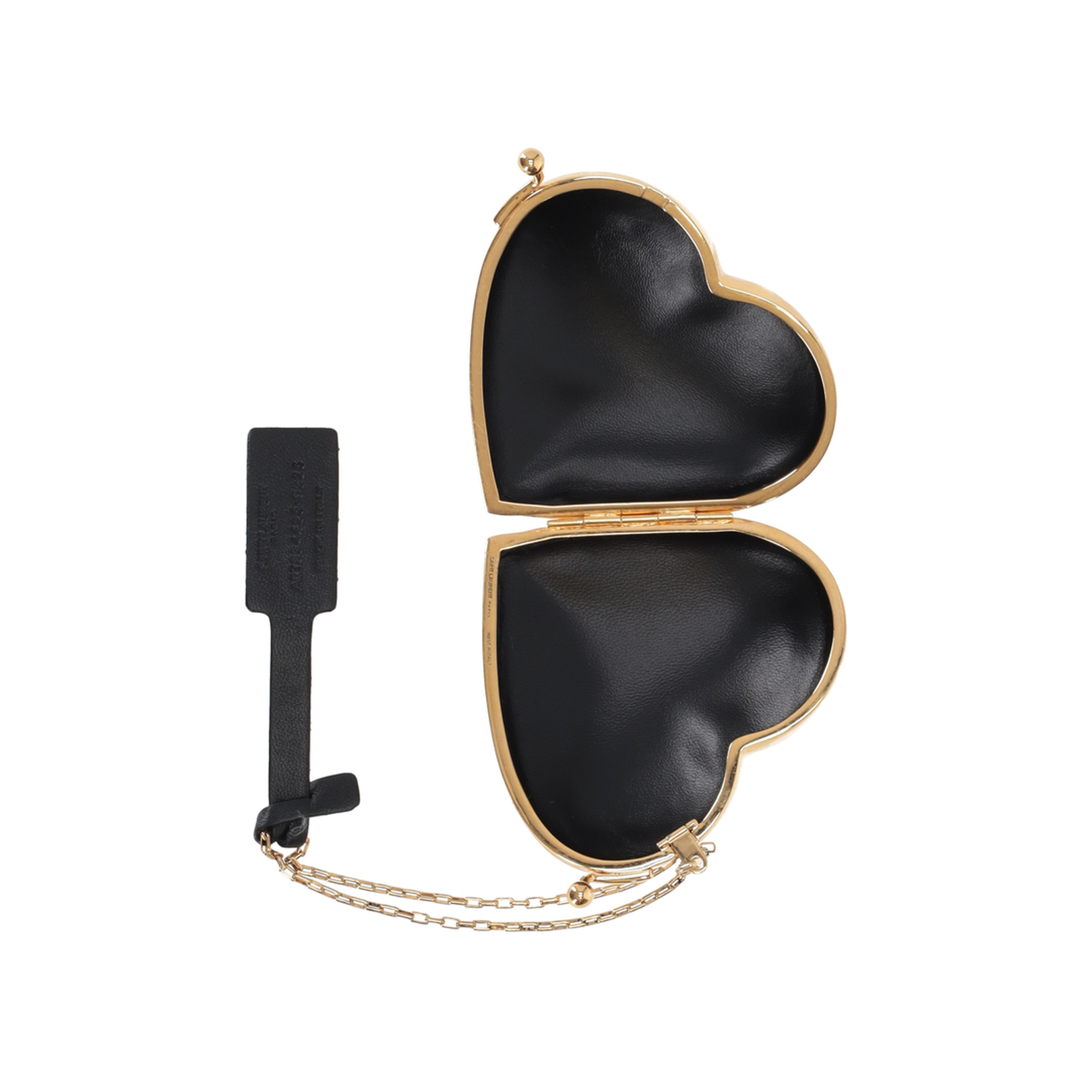 Evening Mini Brass Clutch Bags - Gold - Image 2