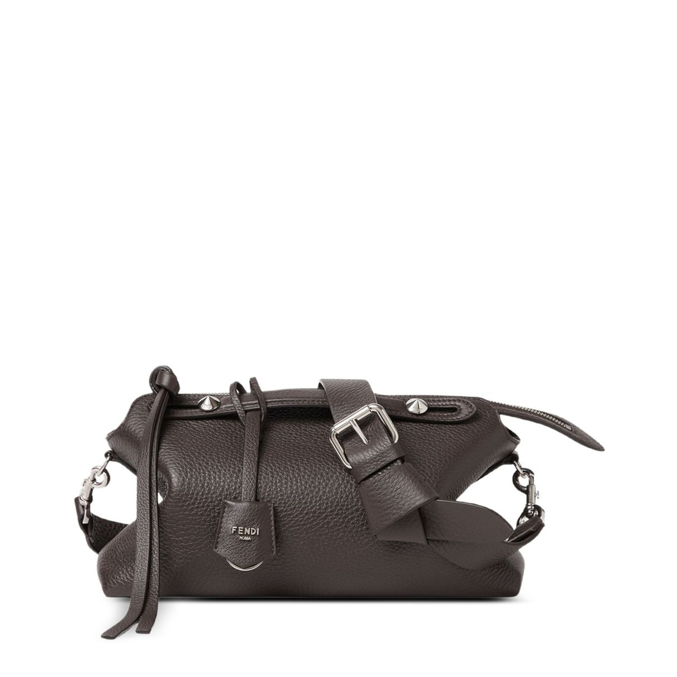By The Way Soft Medium Calfskin Boston Bag - Brown - Image 1