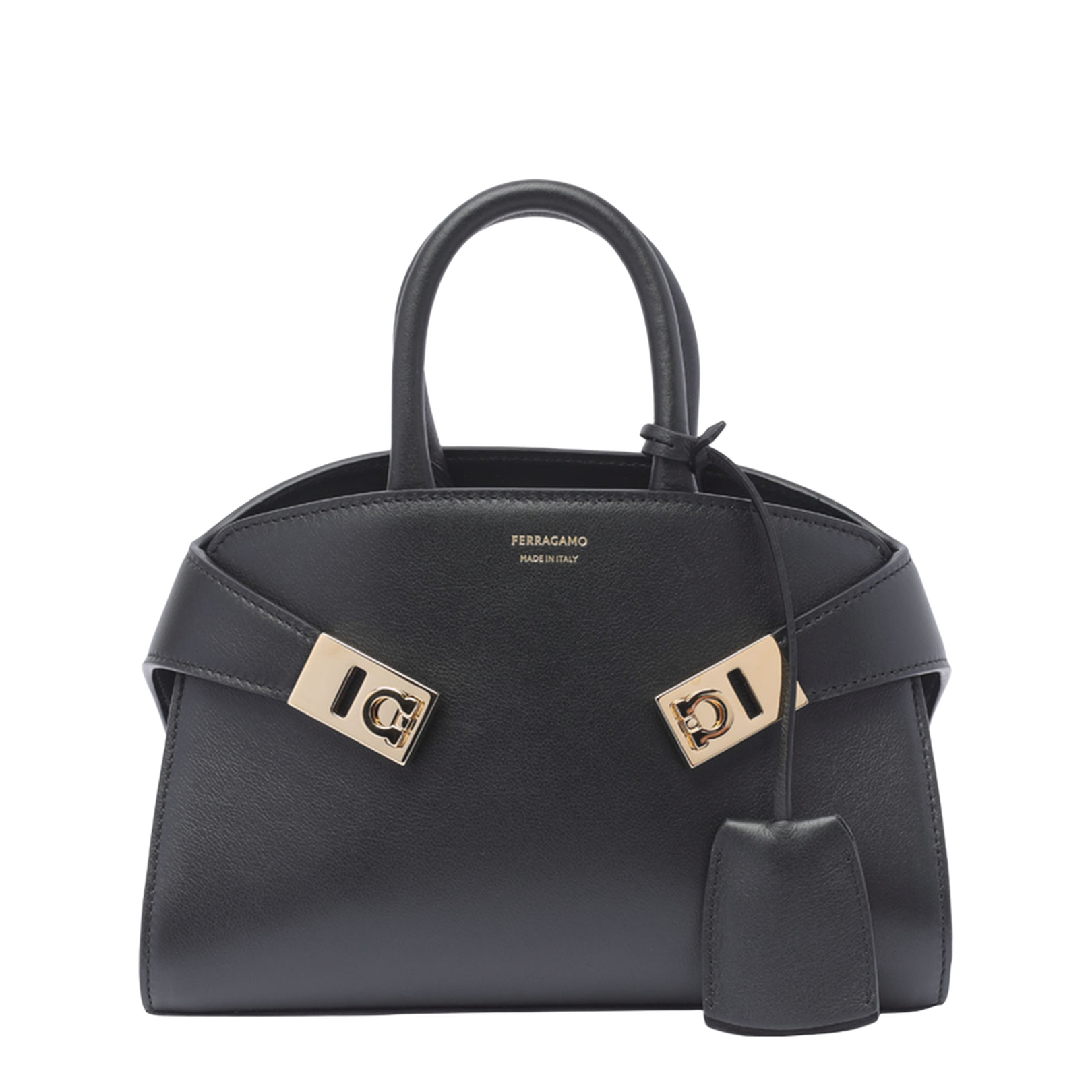 Black Leather Bag - Image 1