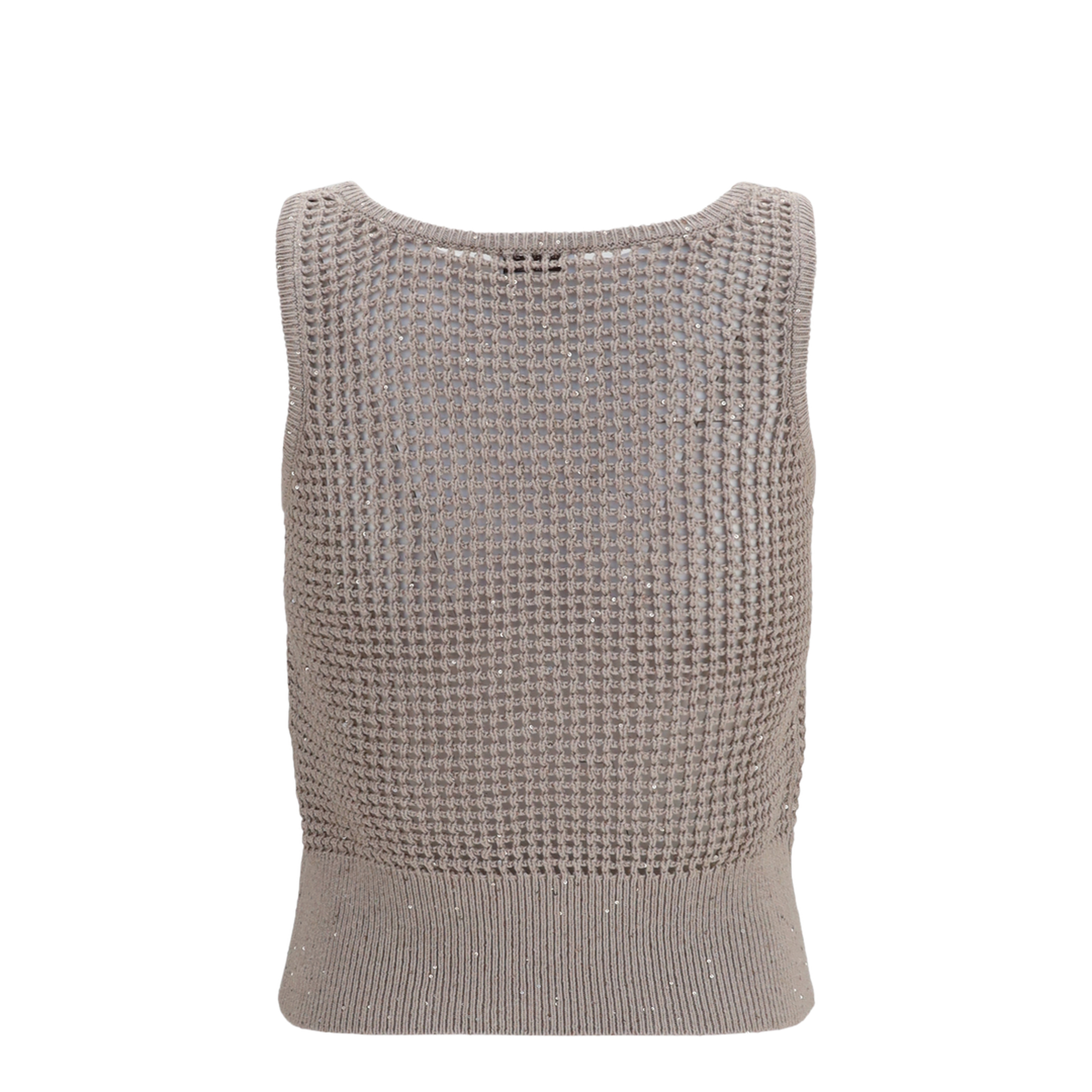 Perforated Sequin Tank Top - Image 2