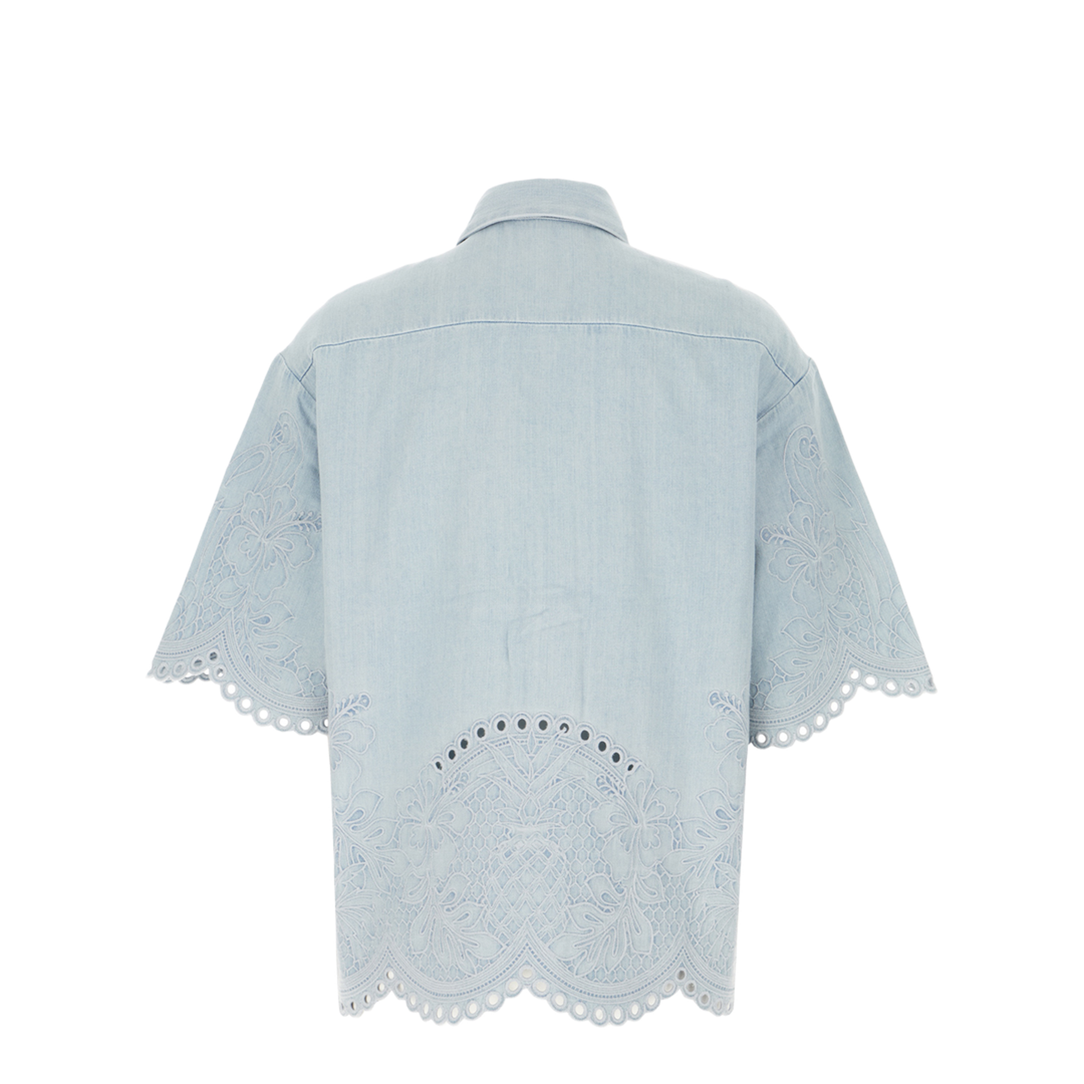 Daylight Embroidered Denim Shirt - Image 5