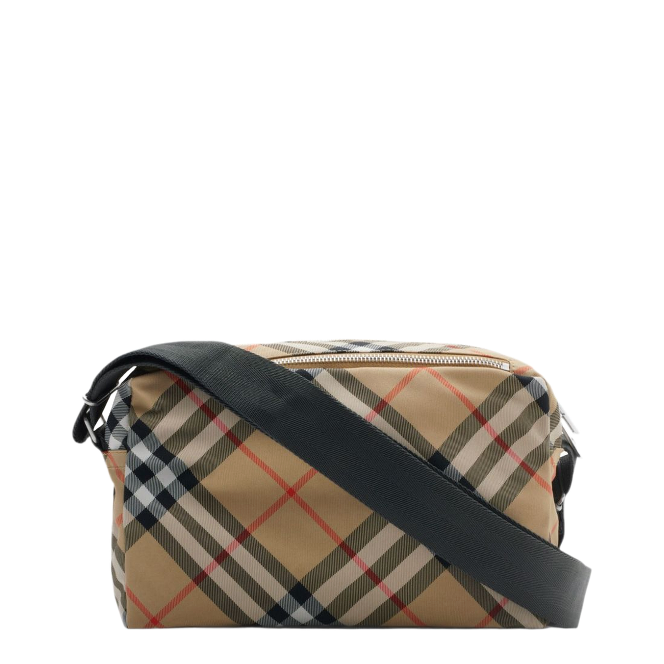 Check Crossbody Bag - Image 4