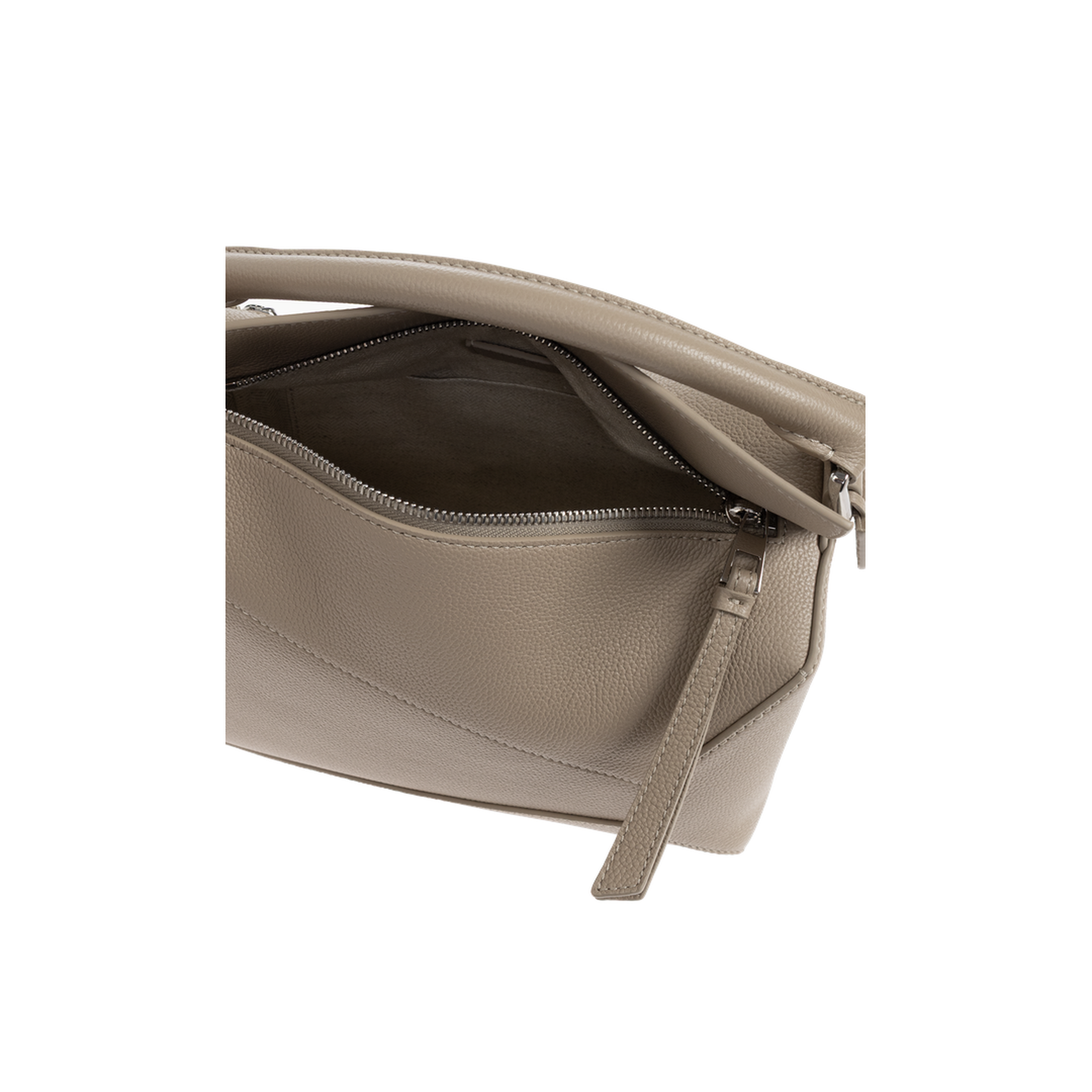 Puzzle Edge Small Calfskin Shoulder Bag - Clay - Image 5