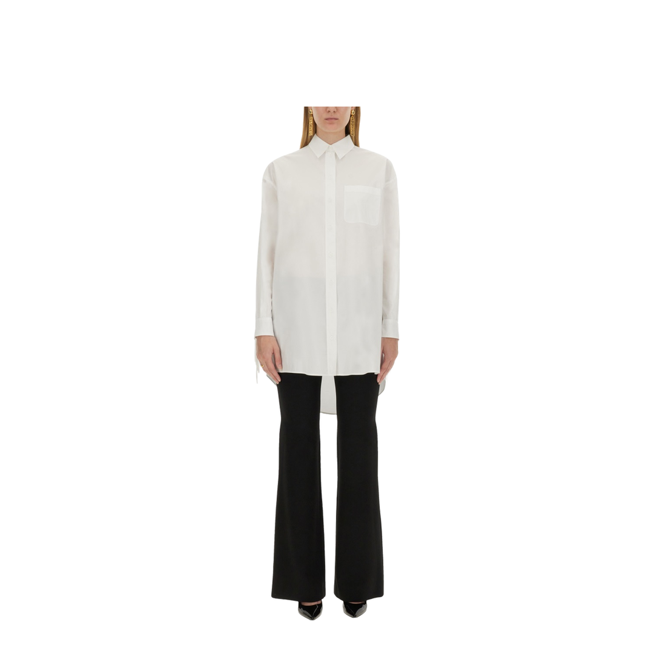 Oversized Couture Shirt in White - Image 1