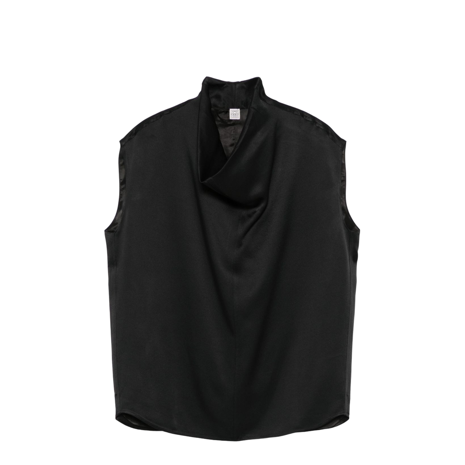 Sleeveless Funnel-neck Top - Image 1