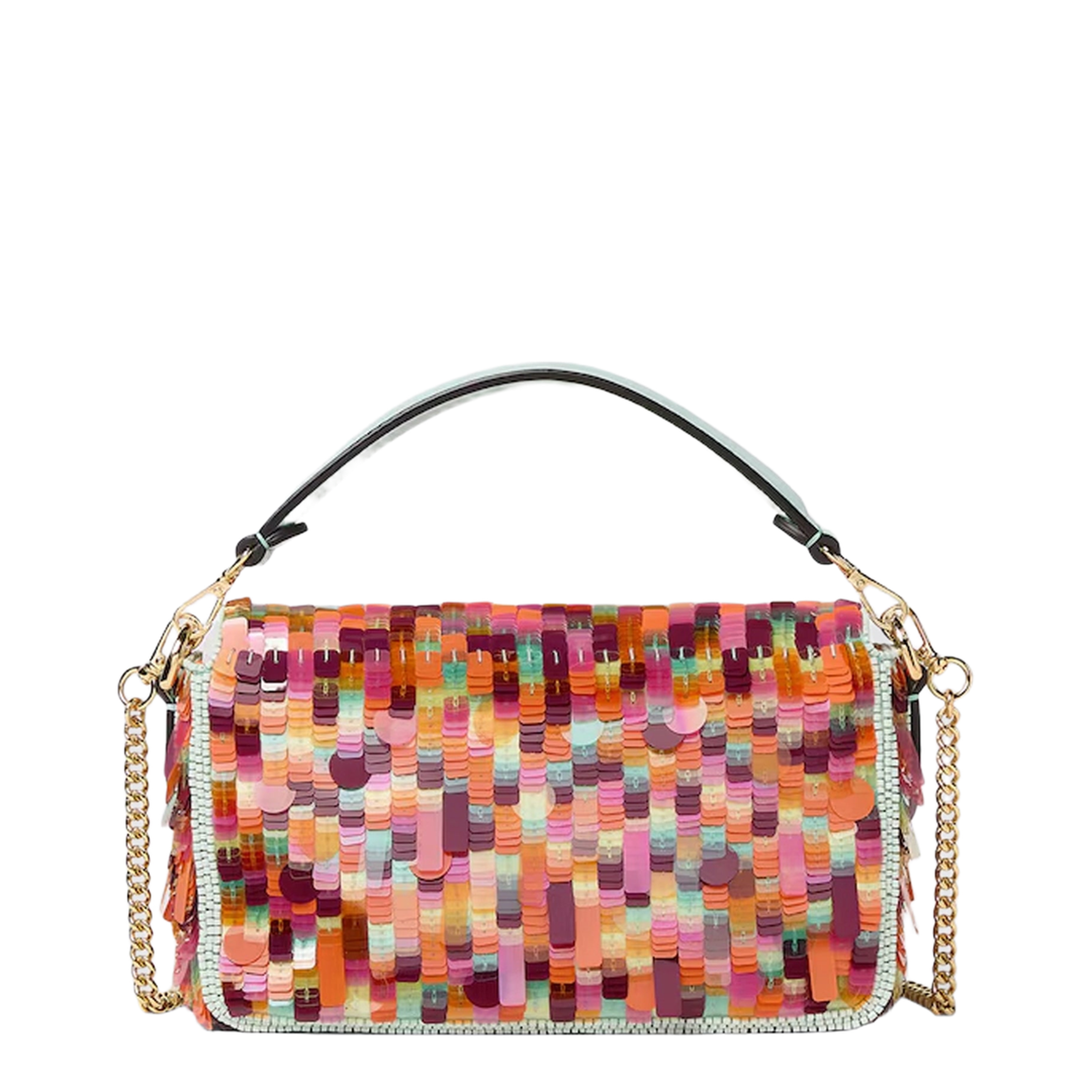 Baguette Mini Sequin Shoulder Bag - Multicolor - Image 2