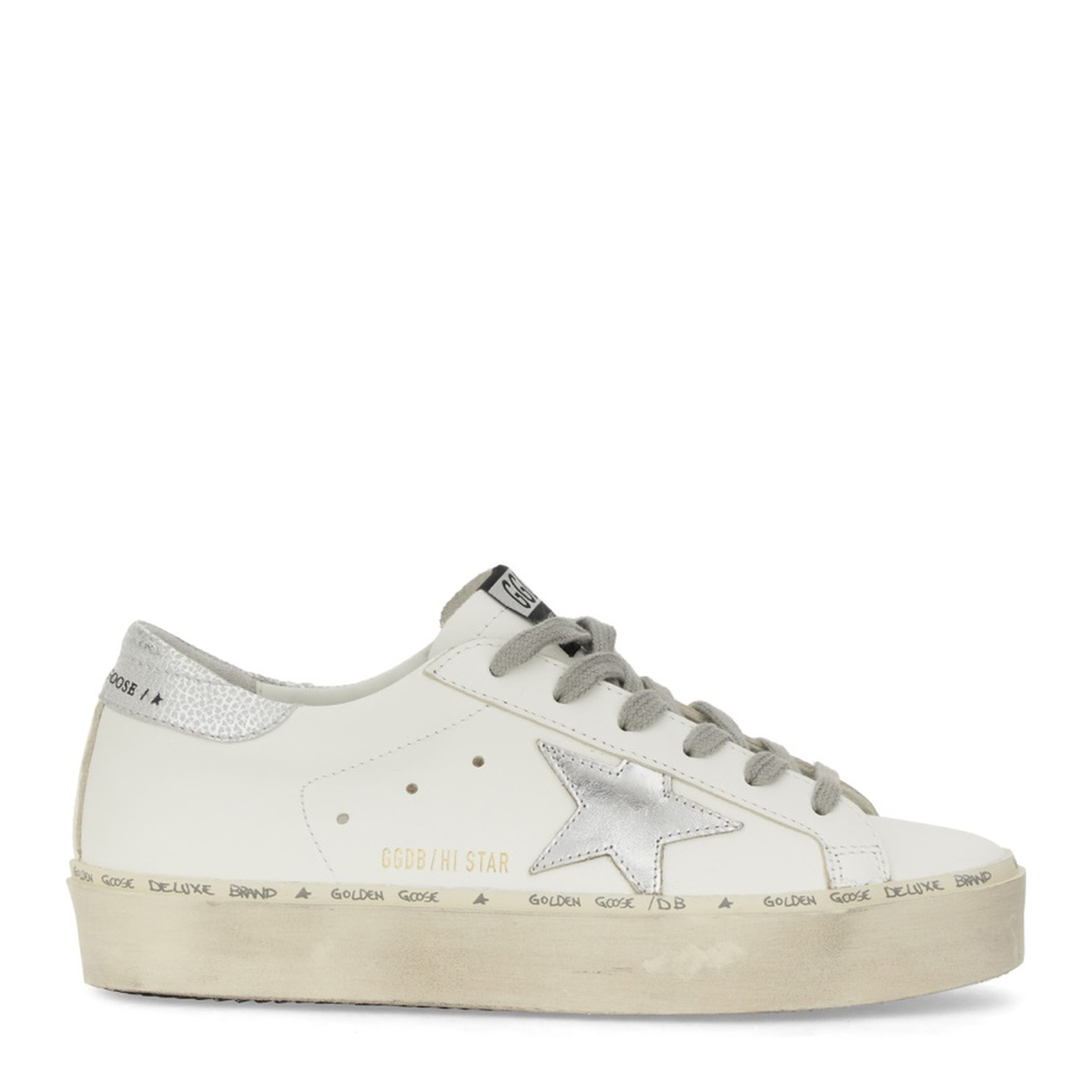 Hi Star Sneakers with Silver Heel Tab - Image 2
