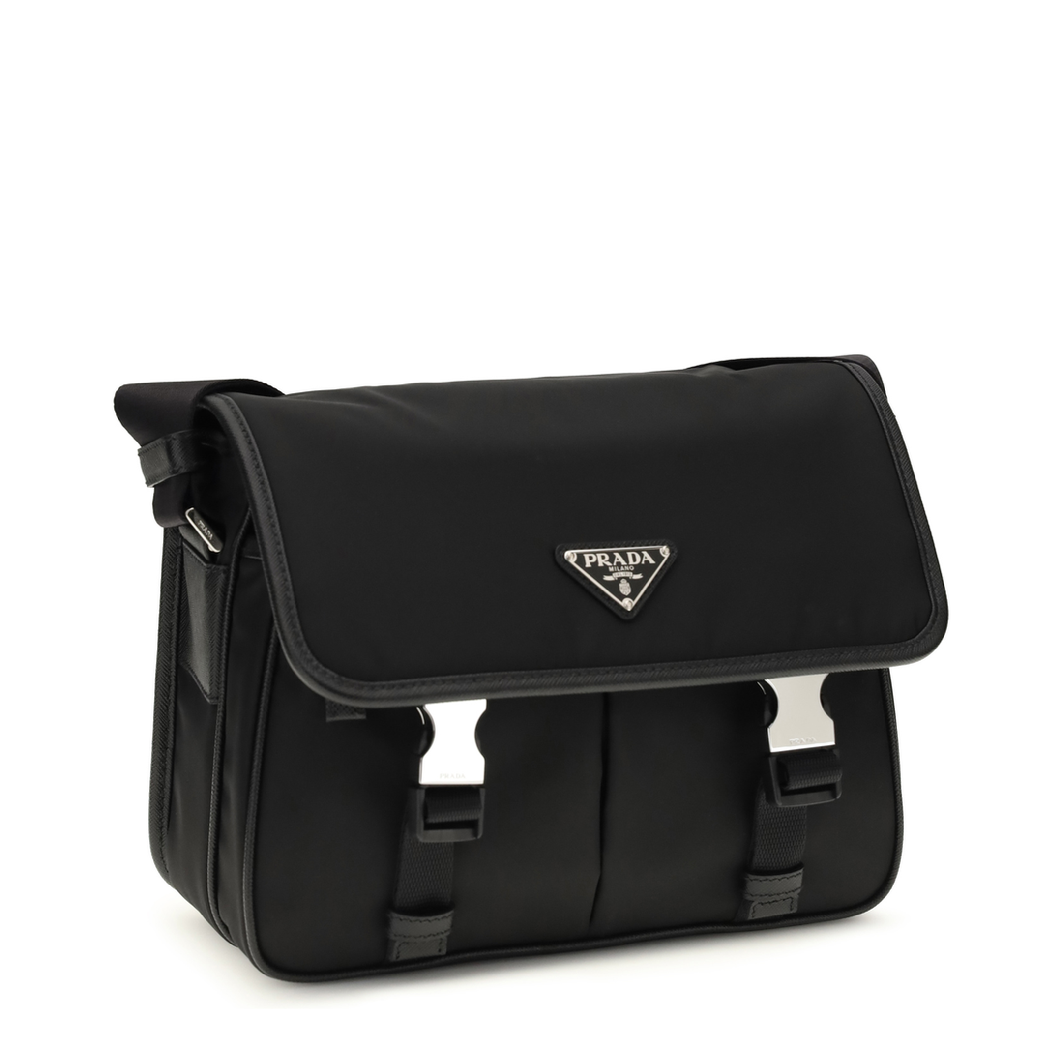 Re-Nylon and Saffiano Shoulder Bag - Image 2