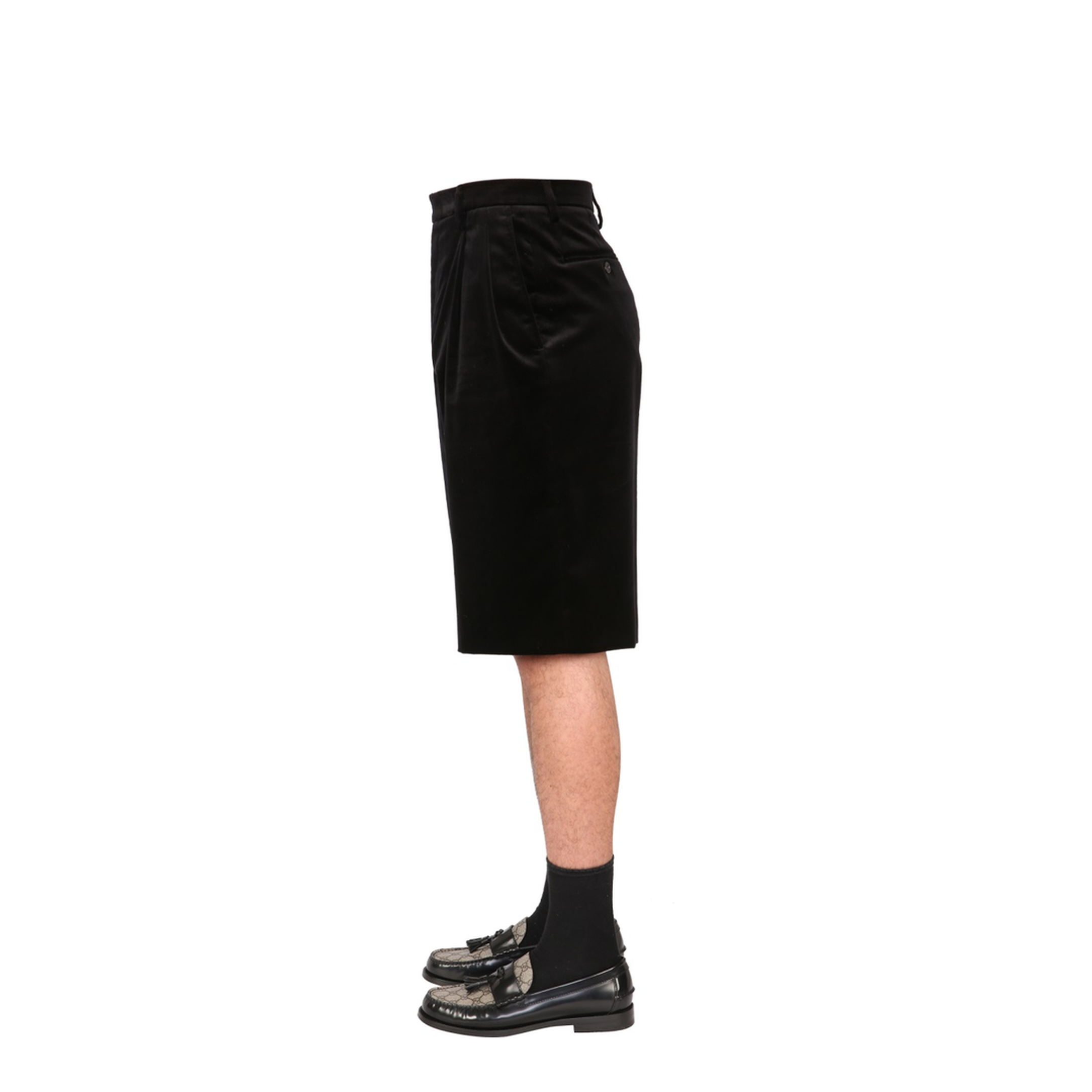 Stretch Velvet Shorts - Image 3