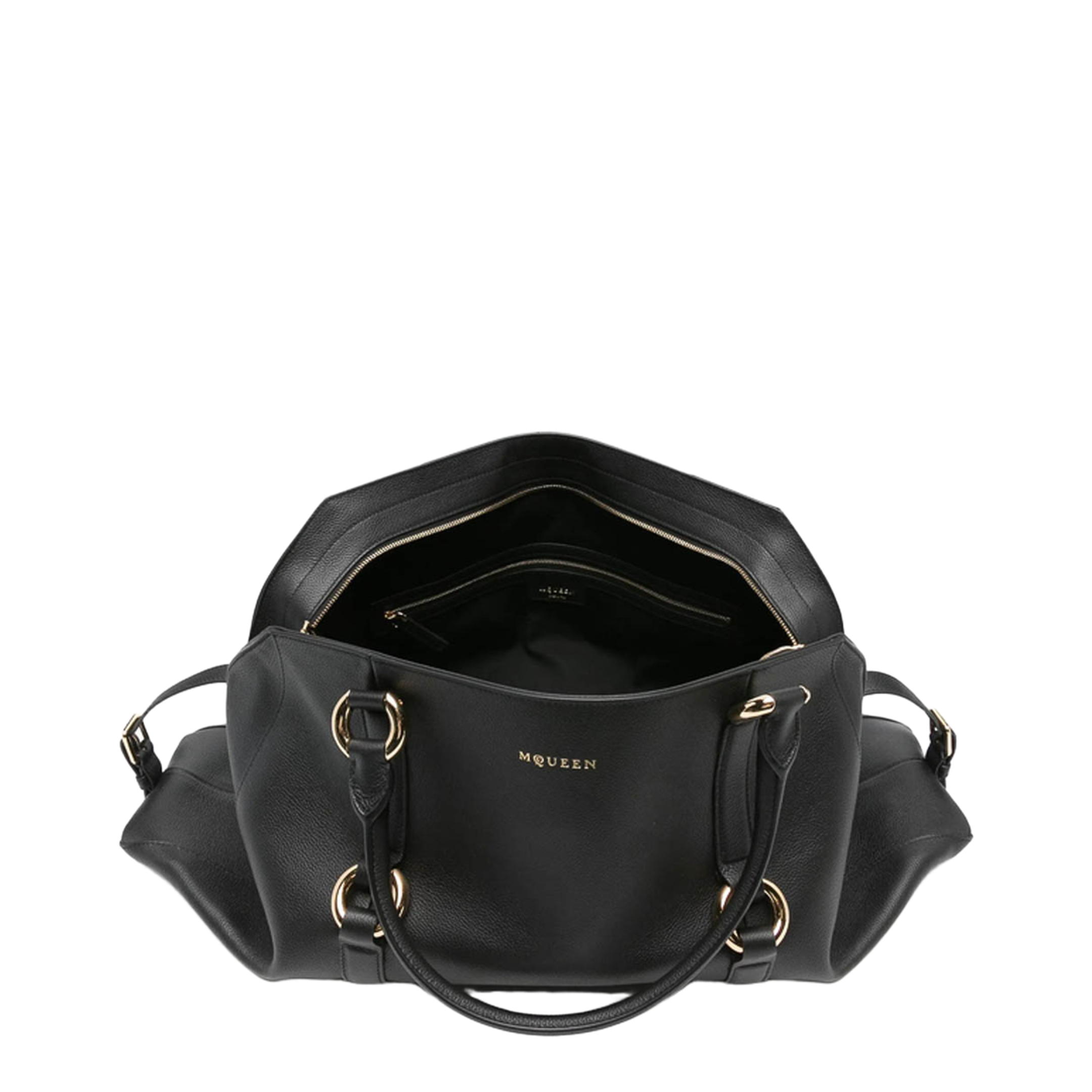 Maxi Calfskin Tote - Black - Image 3