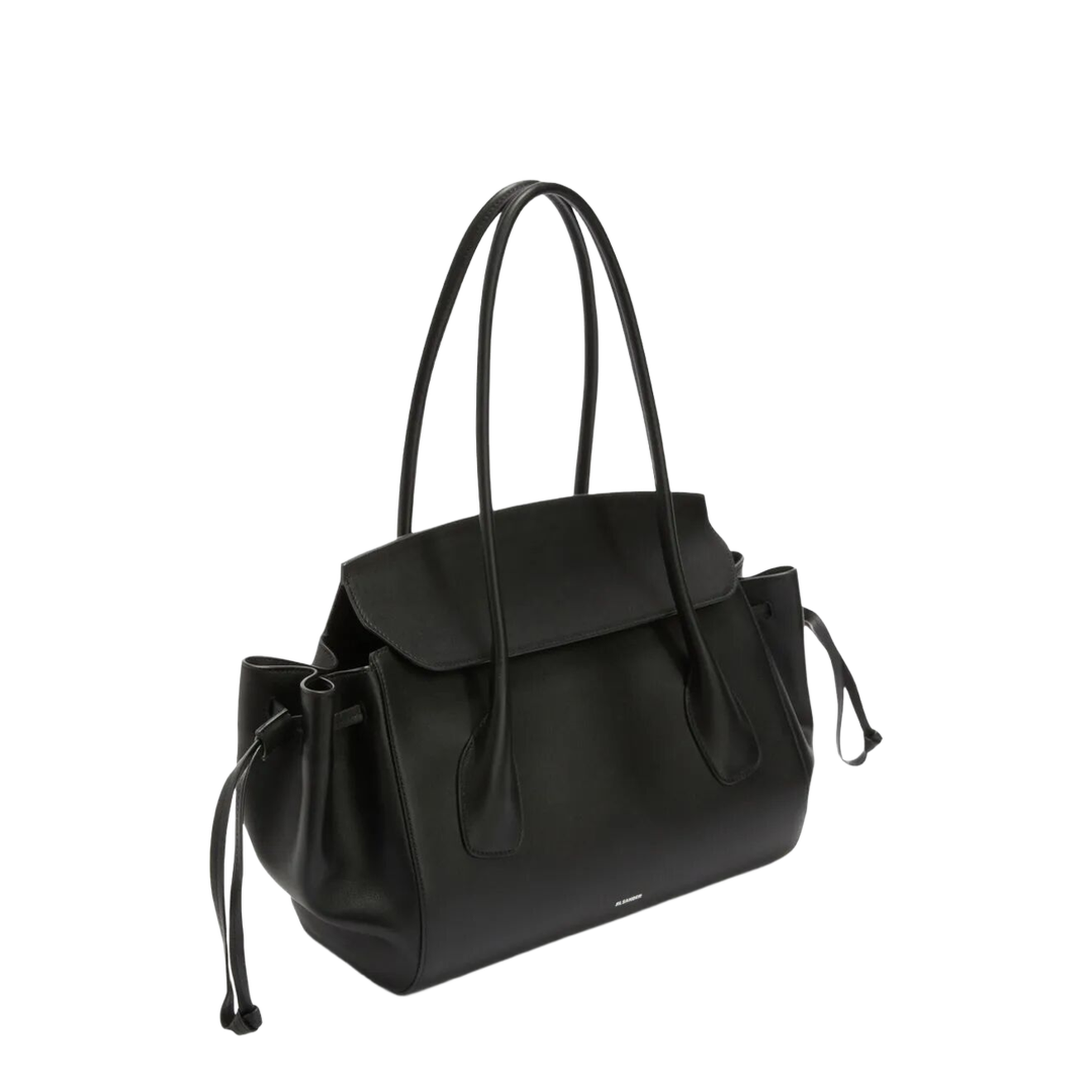 Voyage Small Calfskin Handbag - Black - Image 4