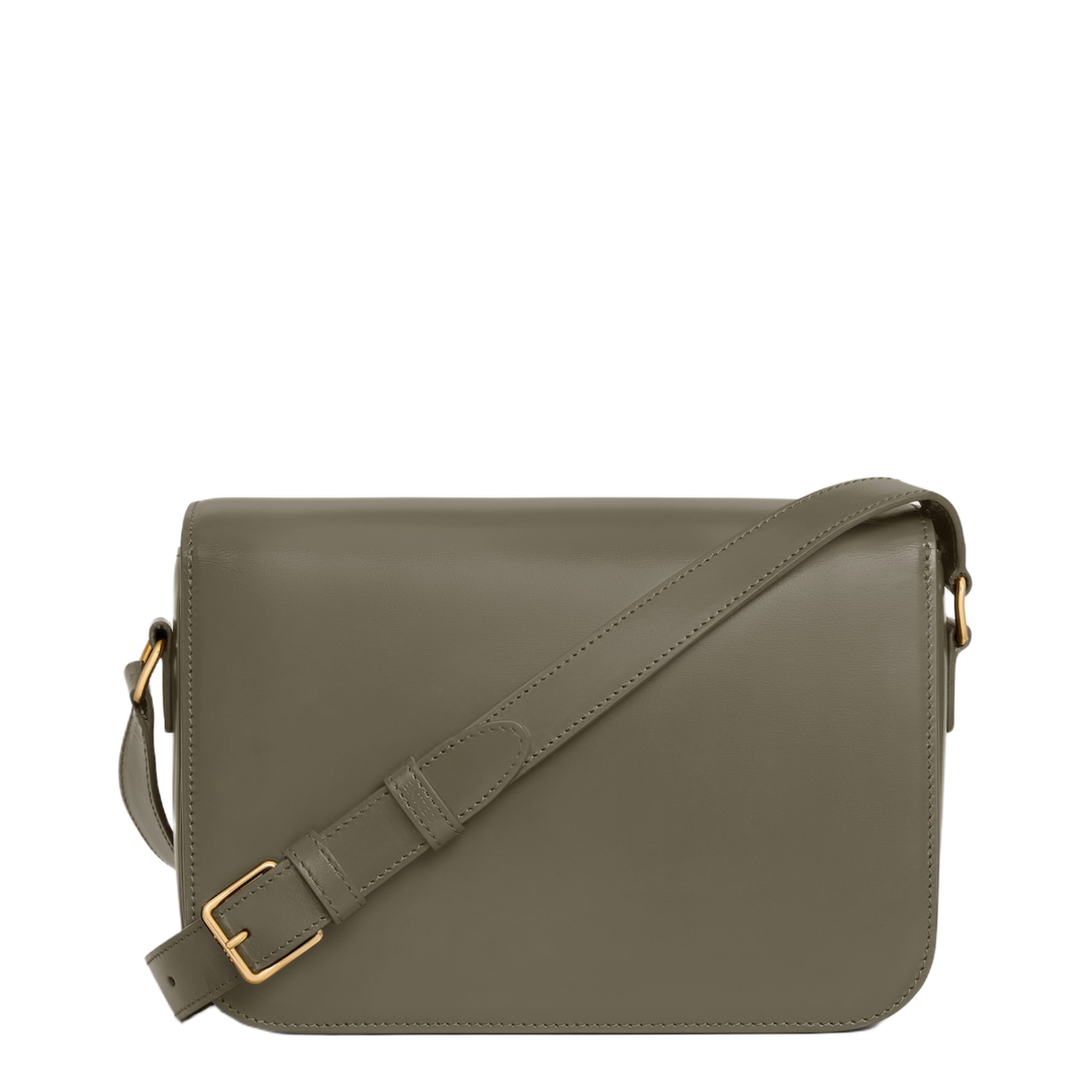 Triomphe Calfskin Crossbody Bag - Golden Khaki - Image 3