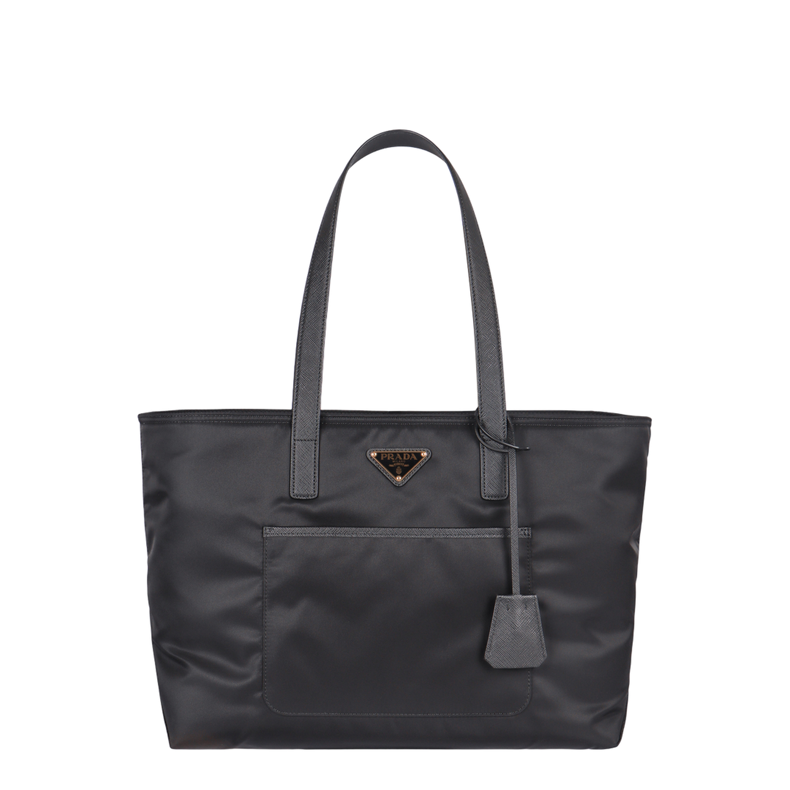 Nylon Tote Bag Black - Image 2