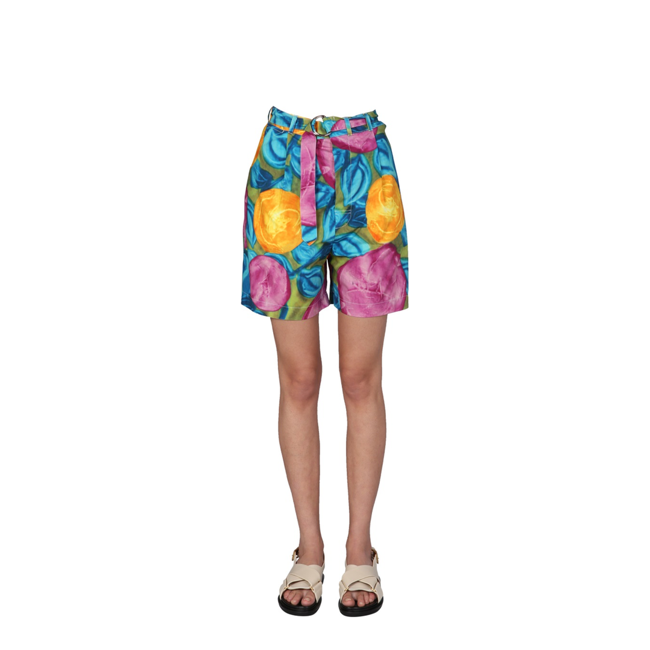 Multicolor Print Bermuda - Image 1