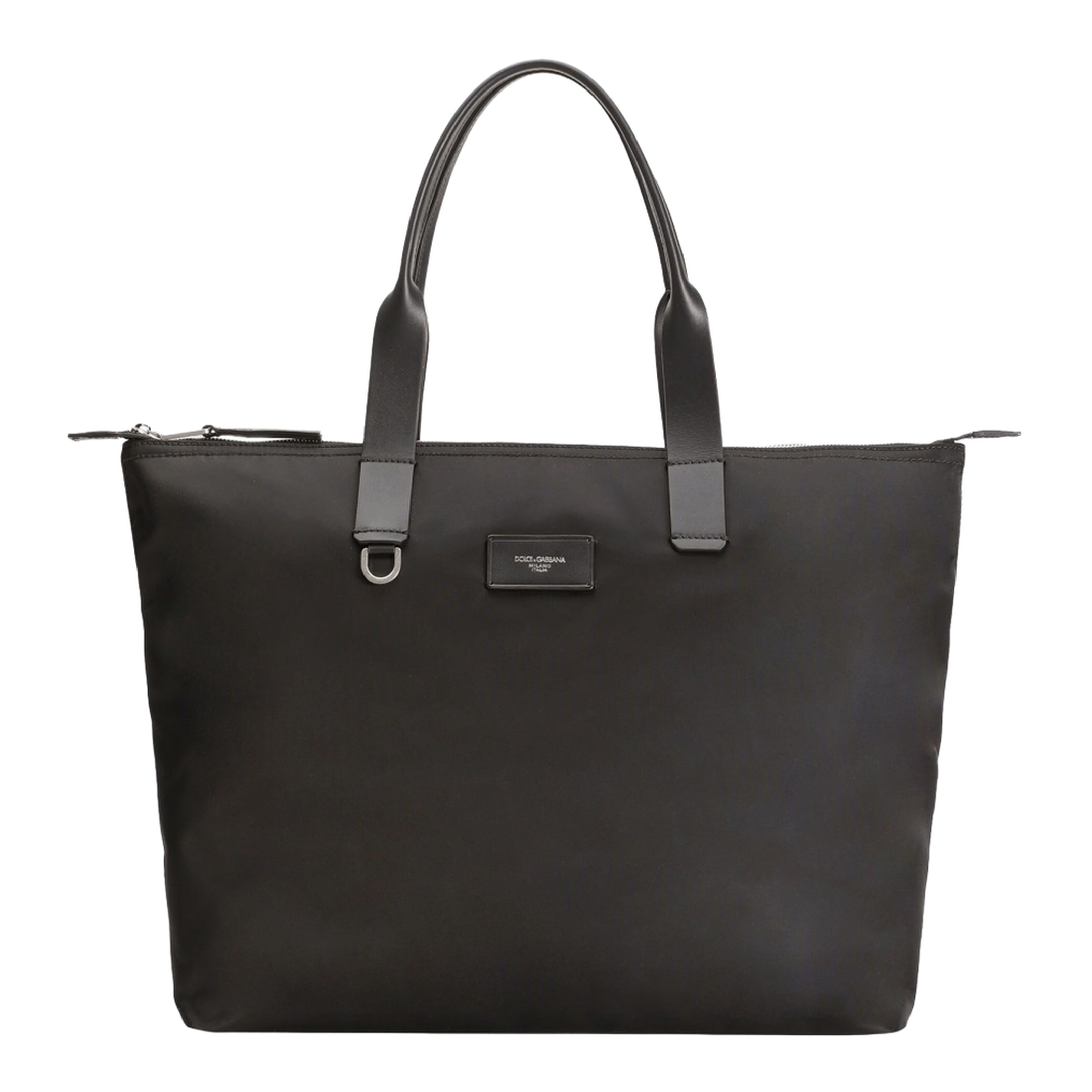 Adamo Large Polyamide Tote - Black - Image 1