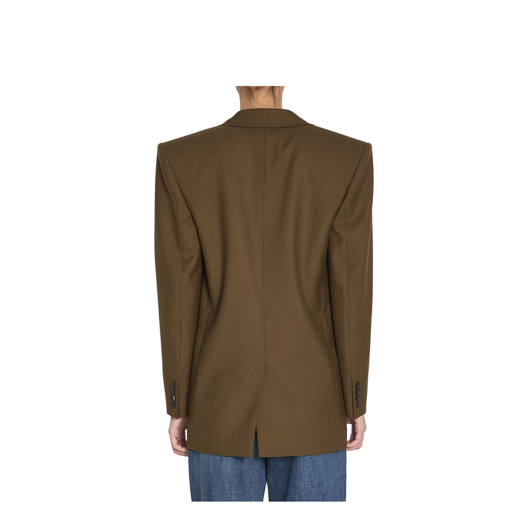 Khaki Wool Jacket - Image 4