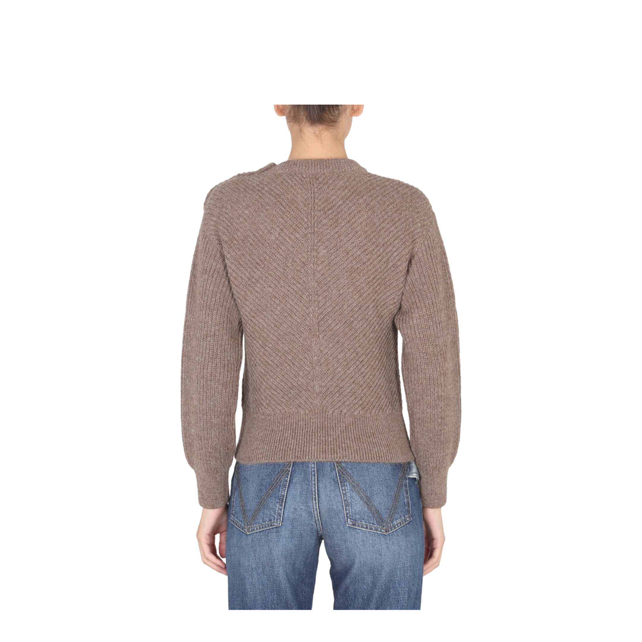 Alpaca Knit with Chevron Pattern - Image 3