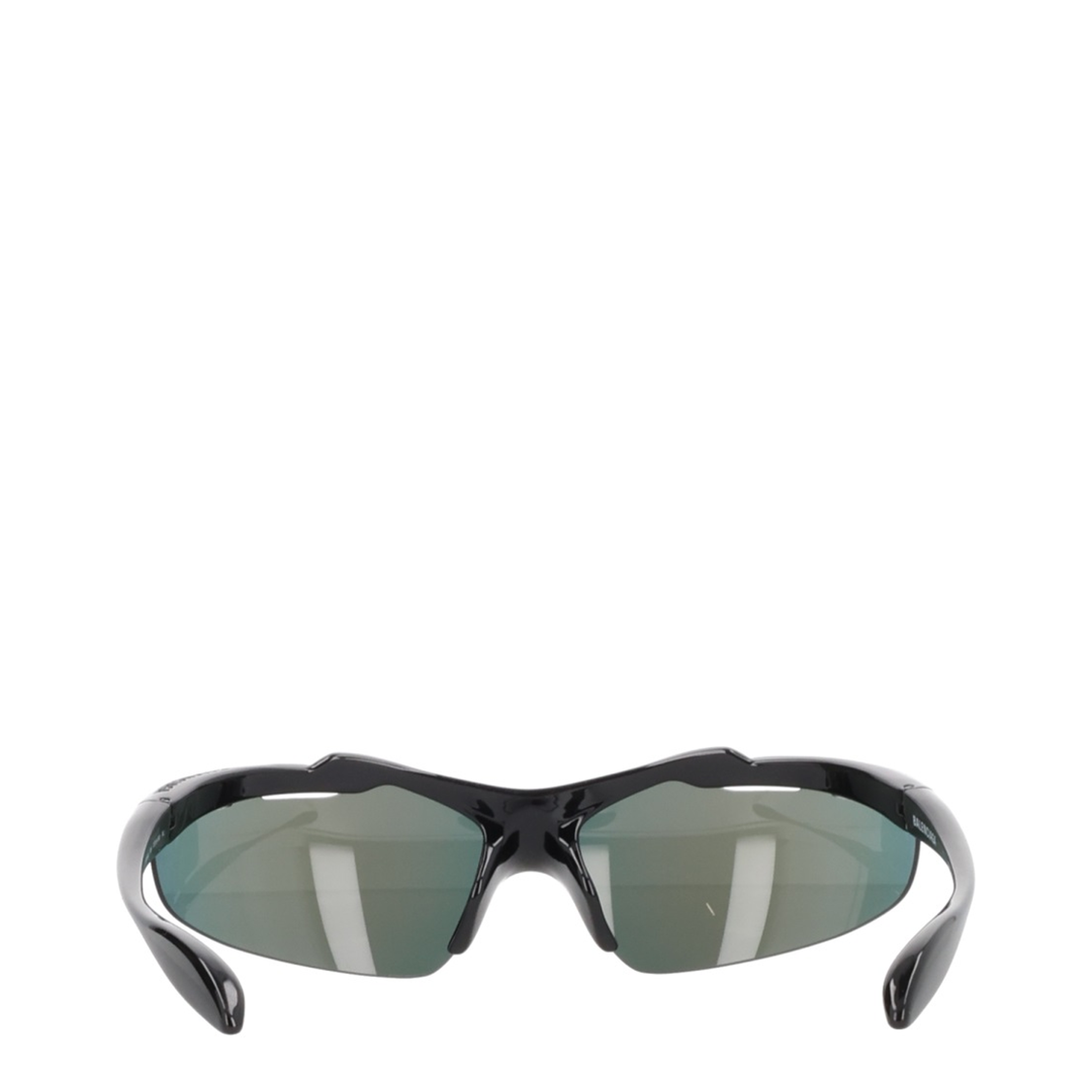Turbo D-frame Sunglasses in Black - Image 3