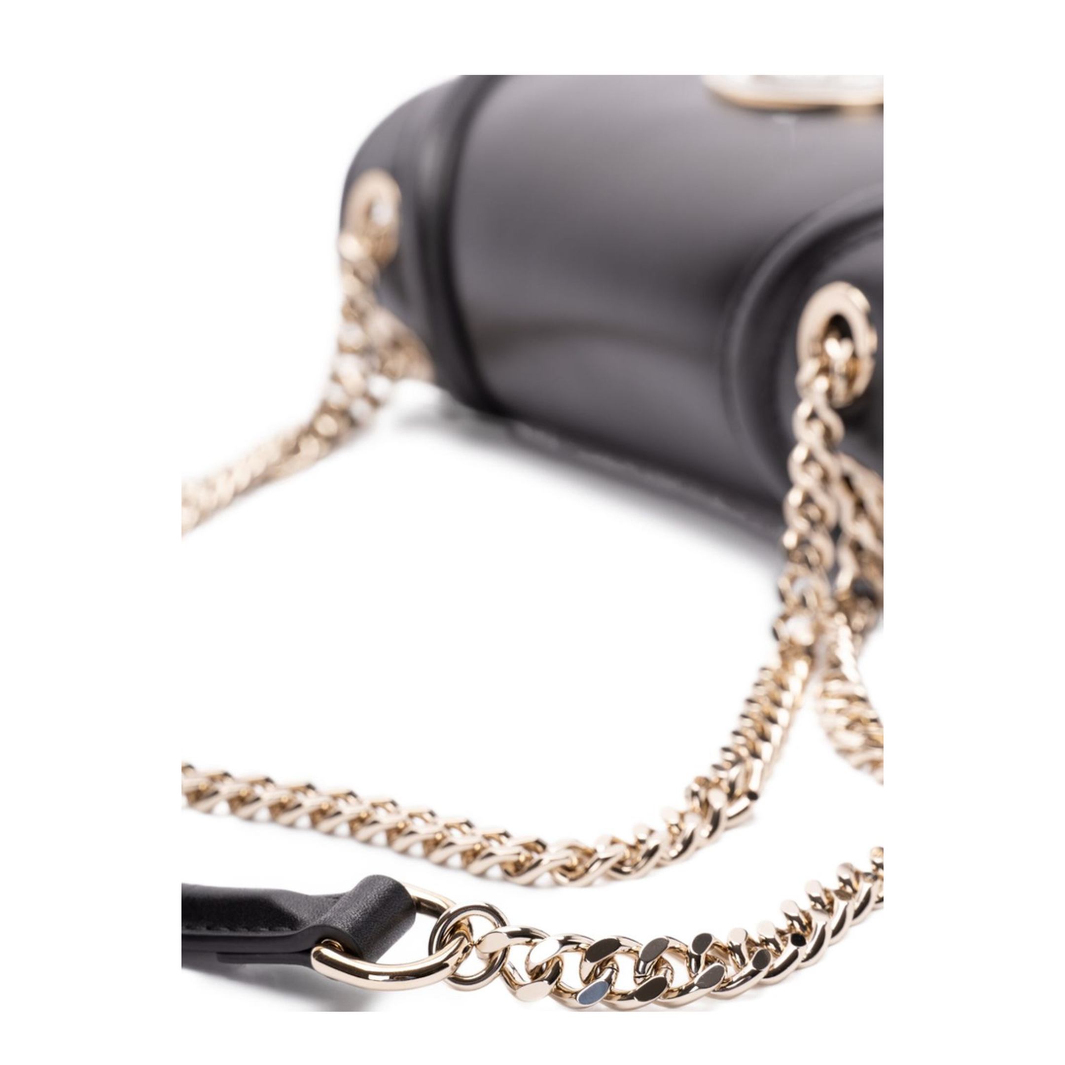 Blondie Medium Leather Shoulder Bag - Black - Image 2