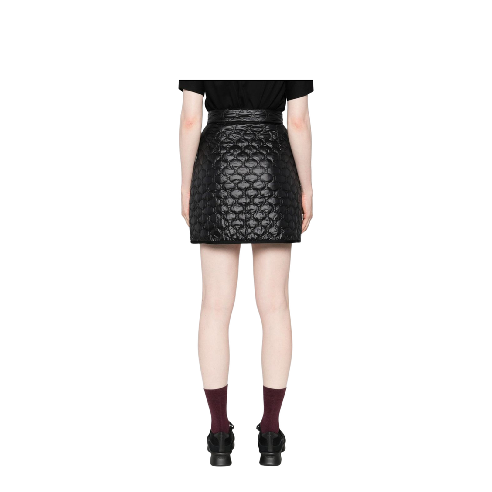 Square-Quilted Padded Mini Skirt - Image 5
