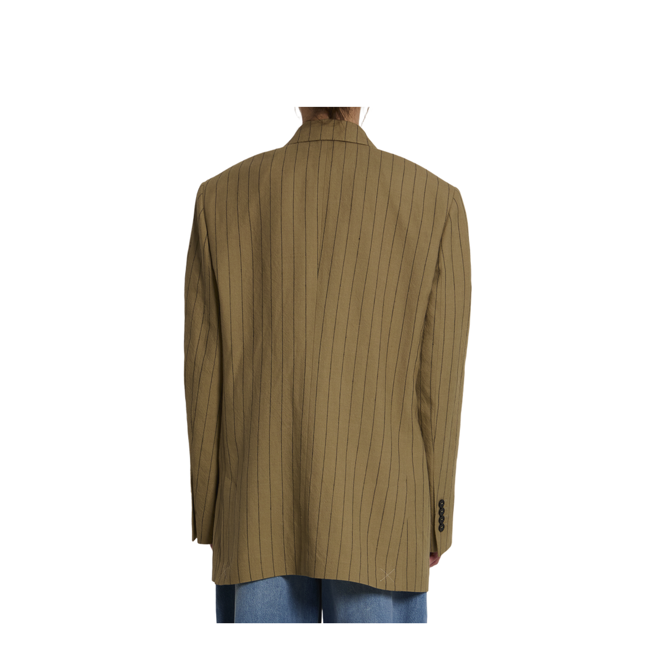 Double-breasted linen jacket - Image 4