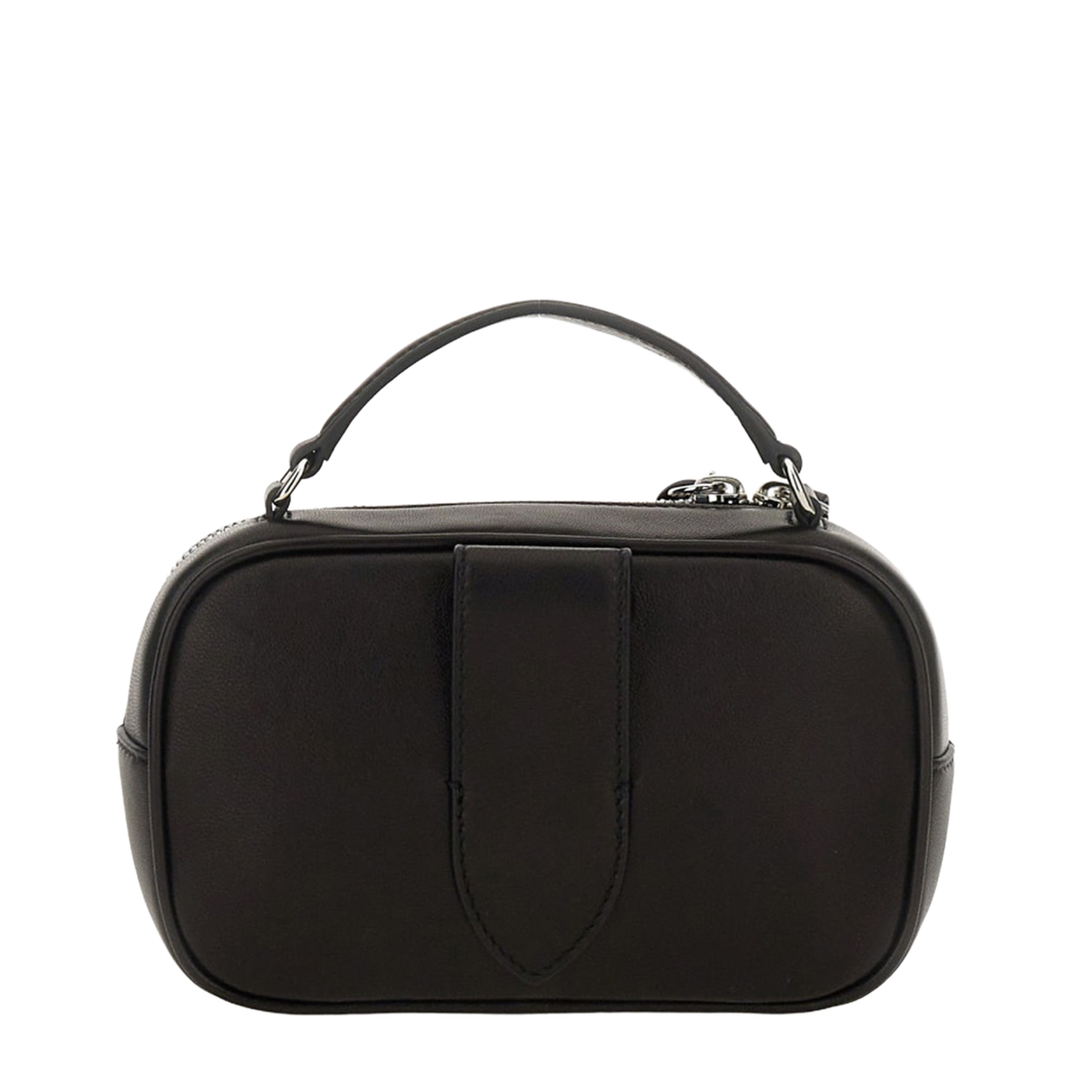 Glam Slam Mini Ovine Leather Belt Bag - Black - Image 3