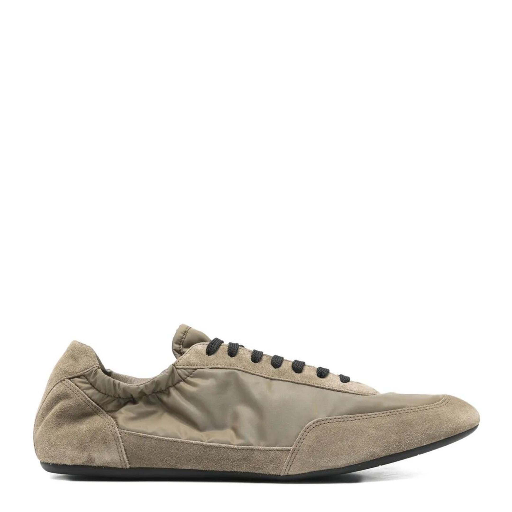 Collapse Re-Nylon and Suede Elasticized Sneakers - Image 1