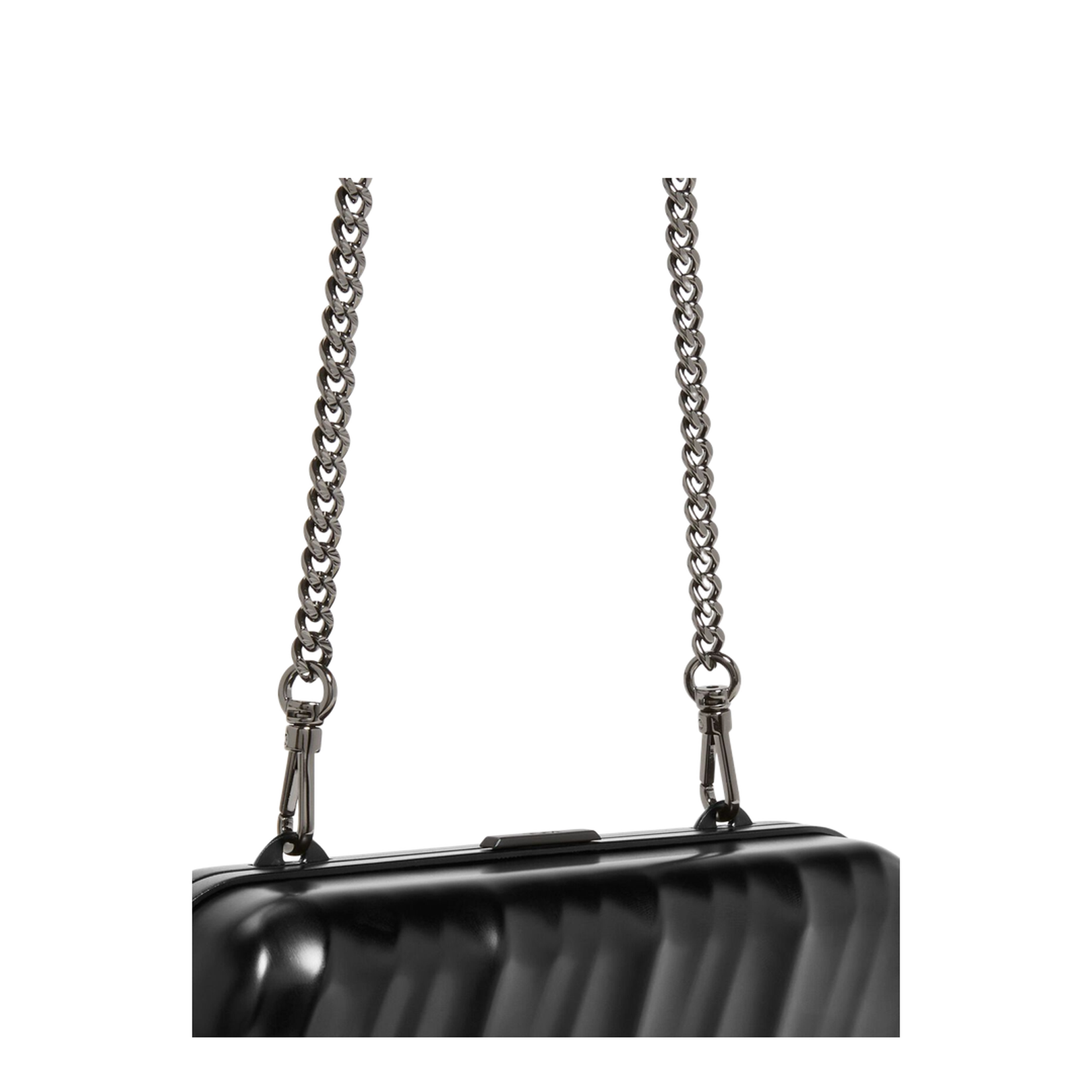 19 Degree Aluminum Minaudiere Clutch - Matte Black - Image 4
