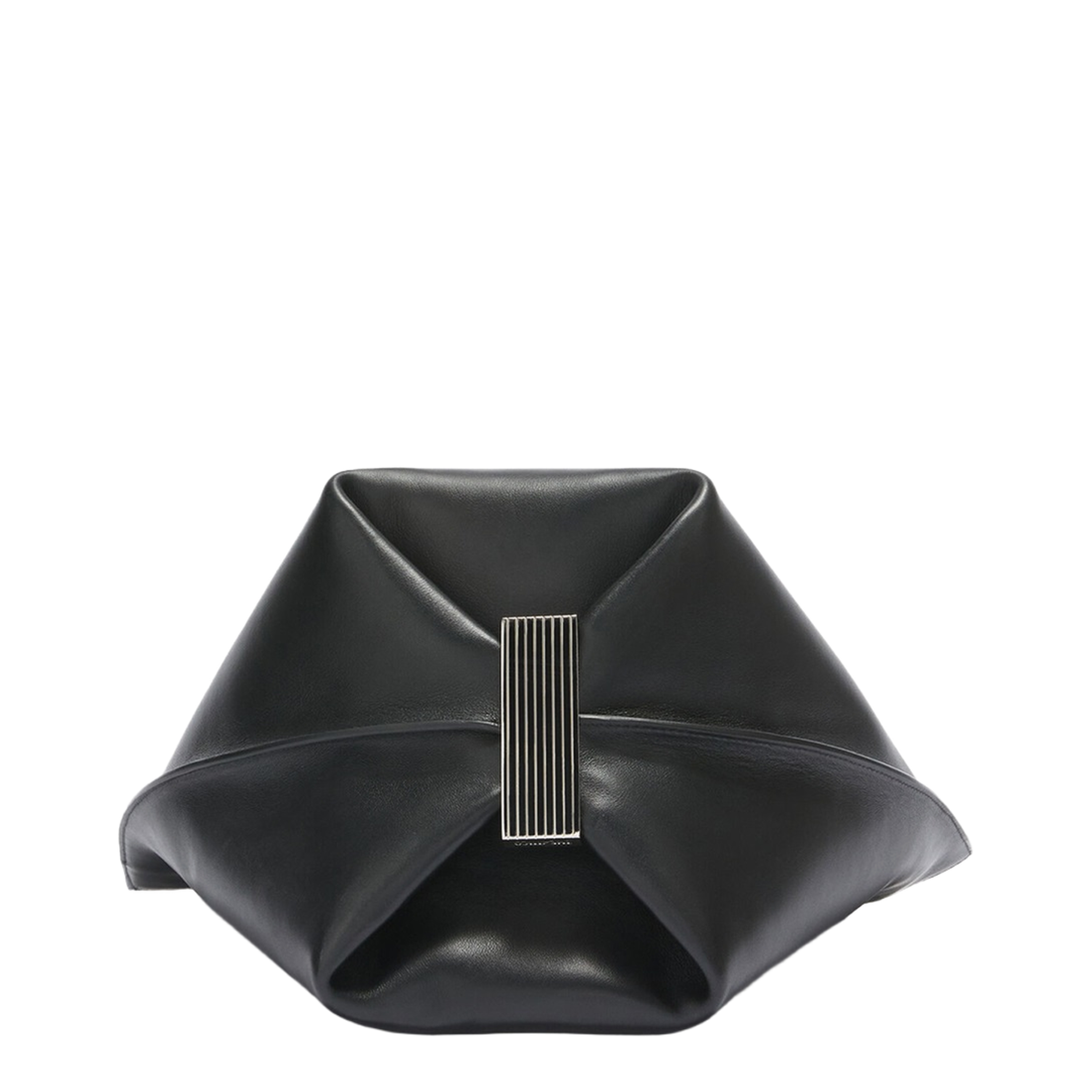 Calf Leather Shoulder Bag - Black - Image 4