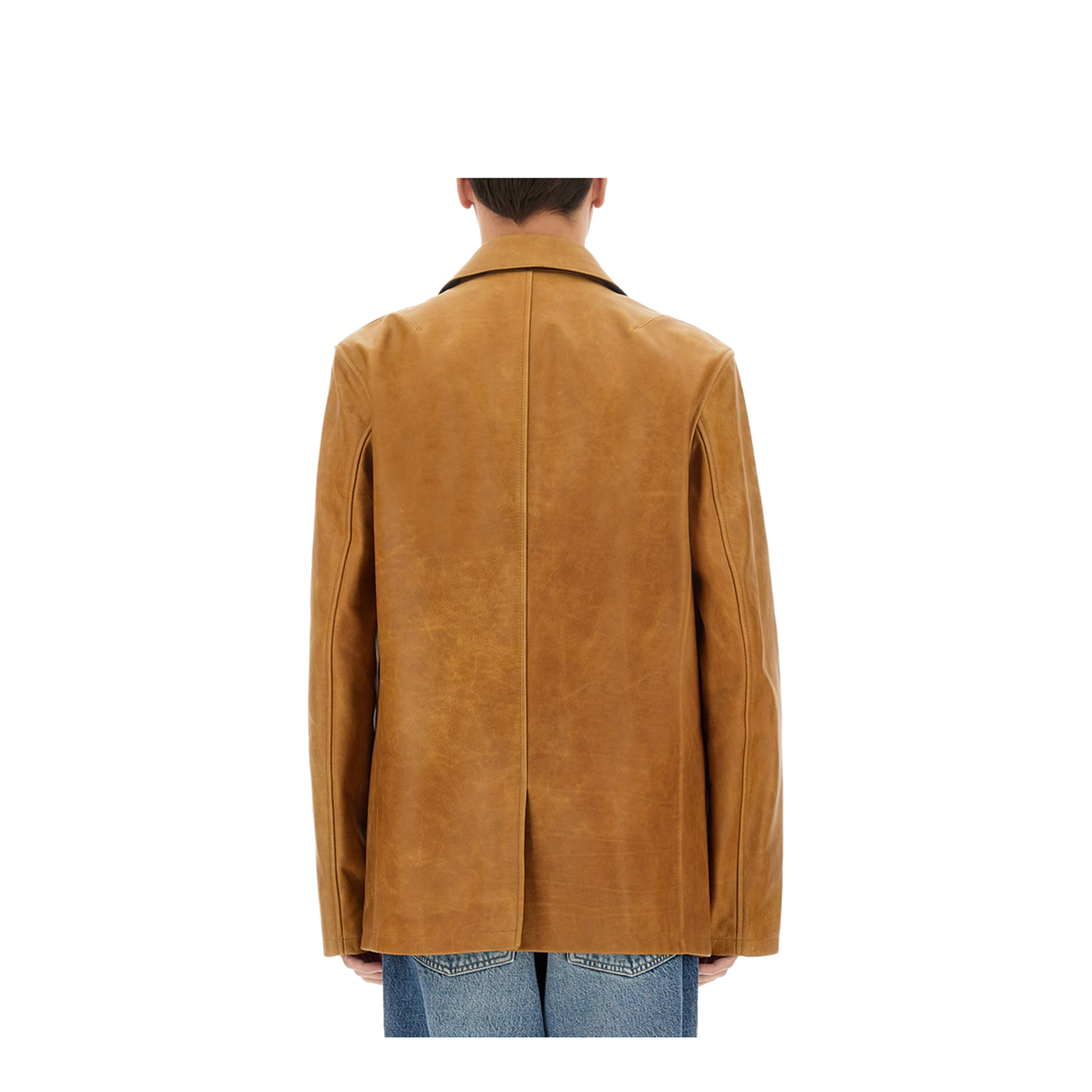 Leather Opening Blazer - Image 3