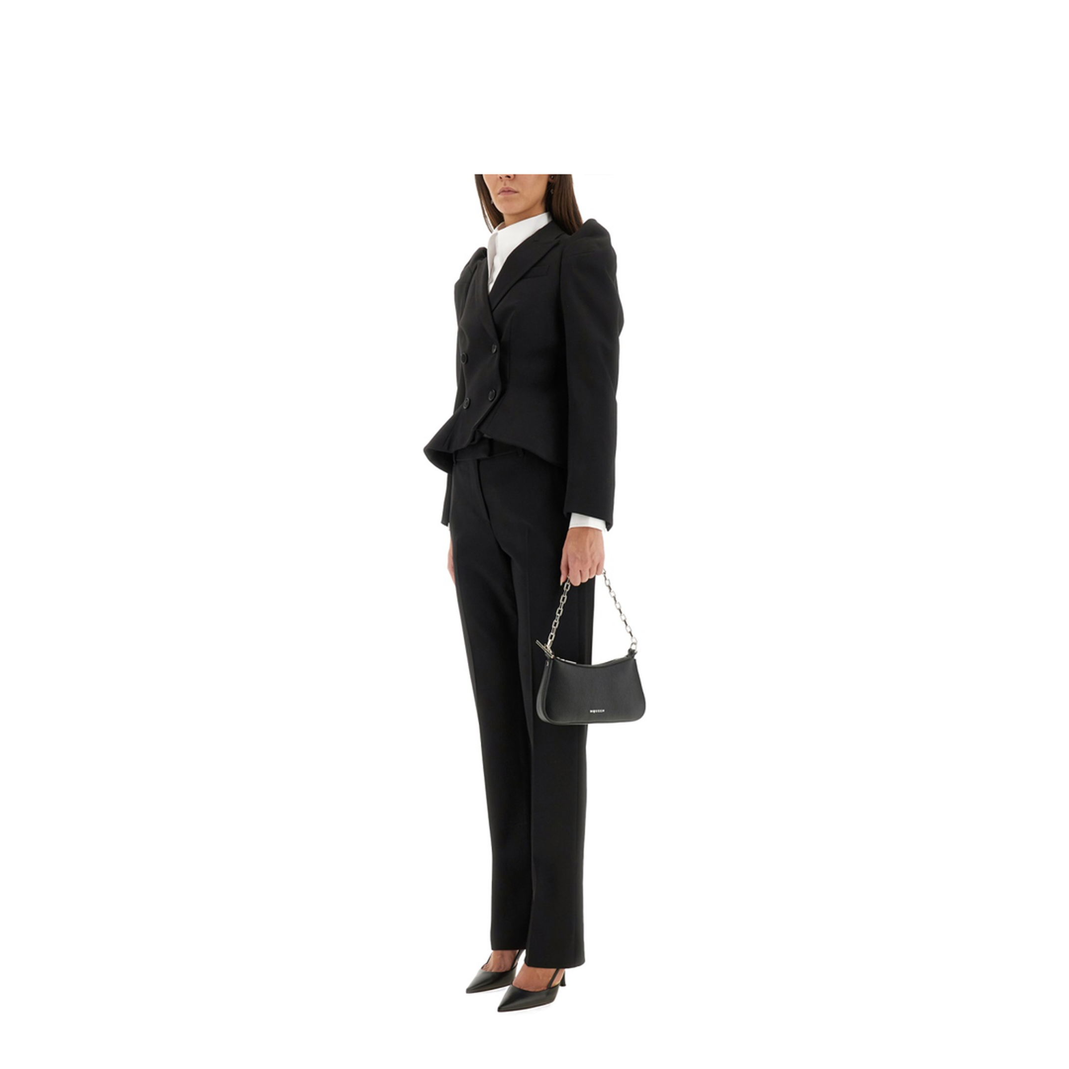 Wool Gabardine Tailored Pants - Image 2