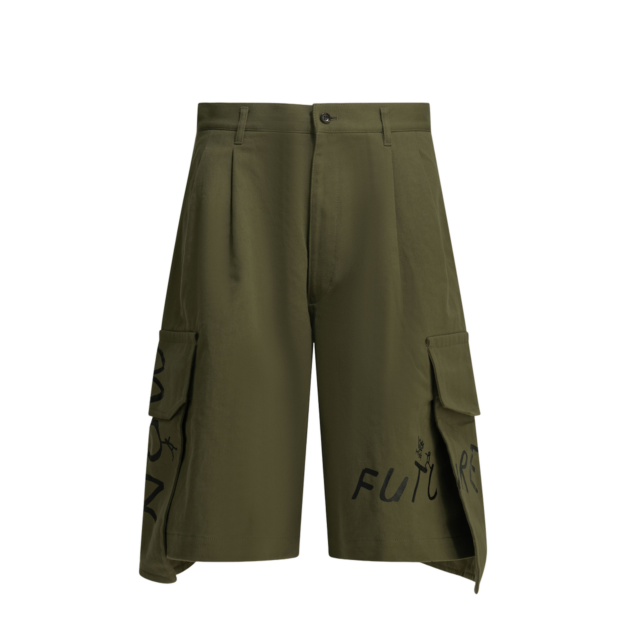 Cargo Shorts With Print - Image 1