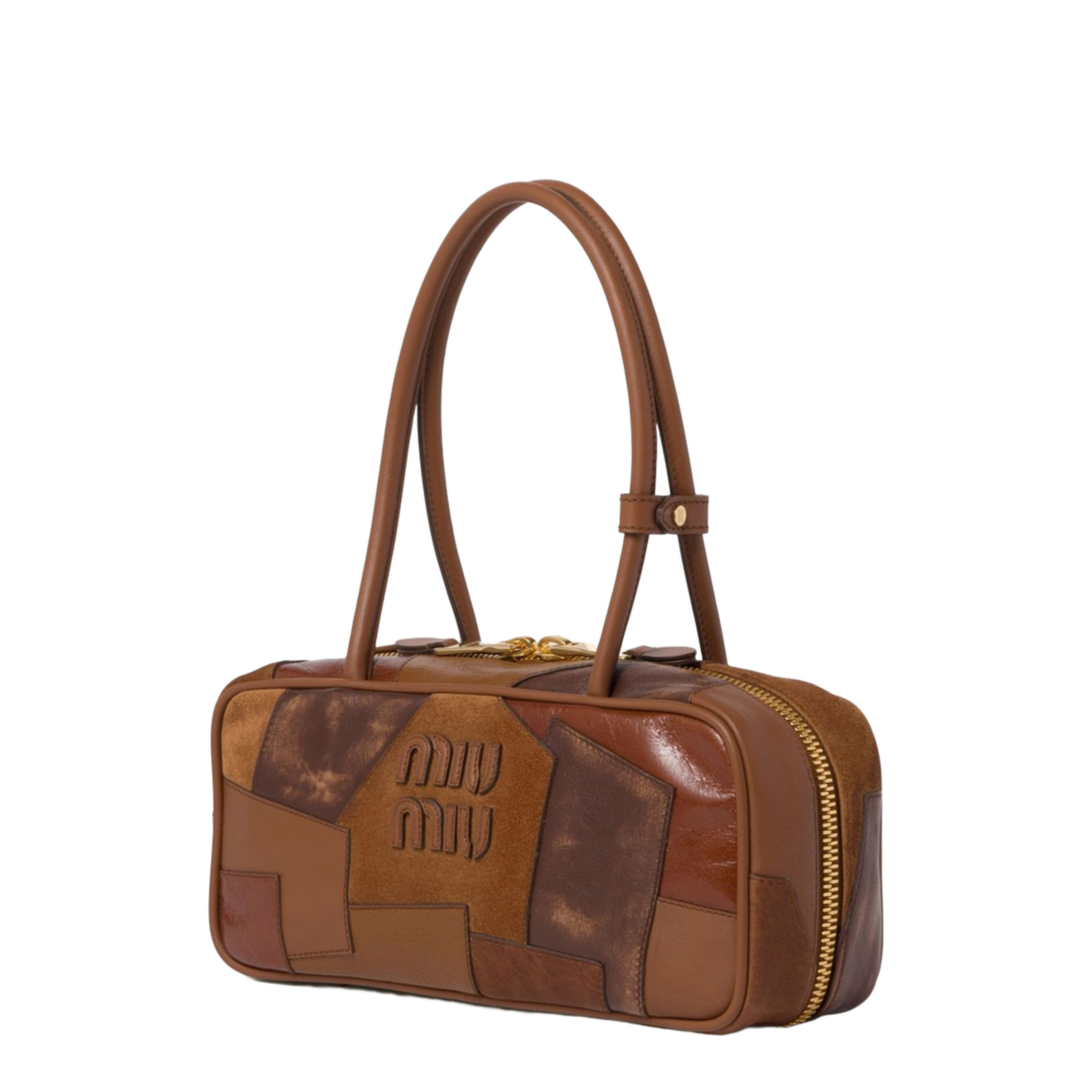 Beau Lambskin Top-Handle Bag - Cognac - Image 5