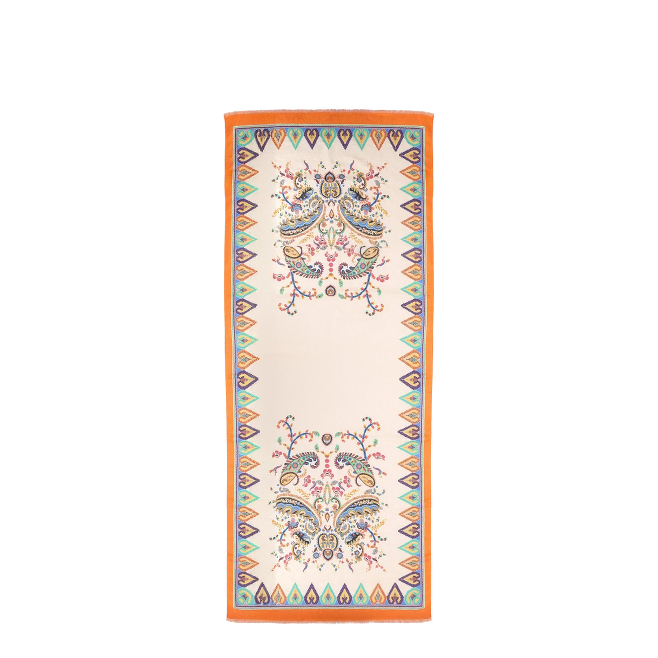 Scarf with Floral Paisley Pattern - Image 1