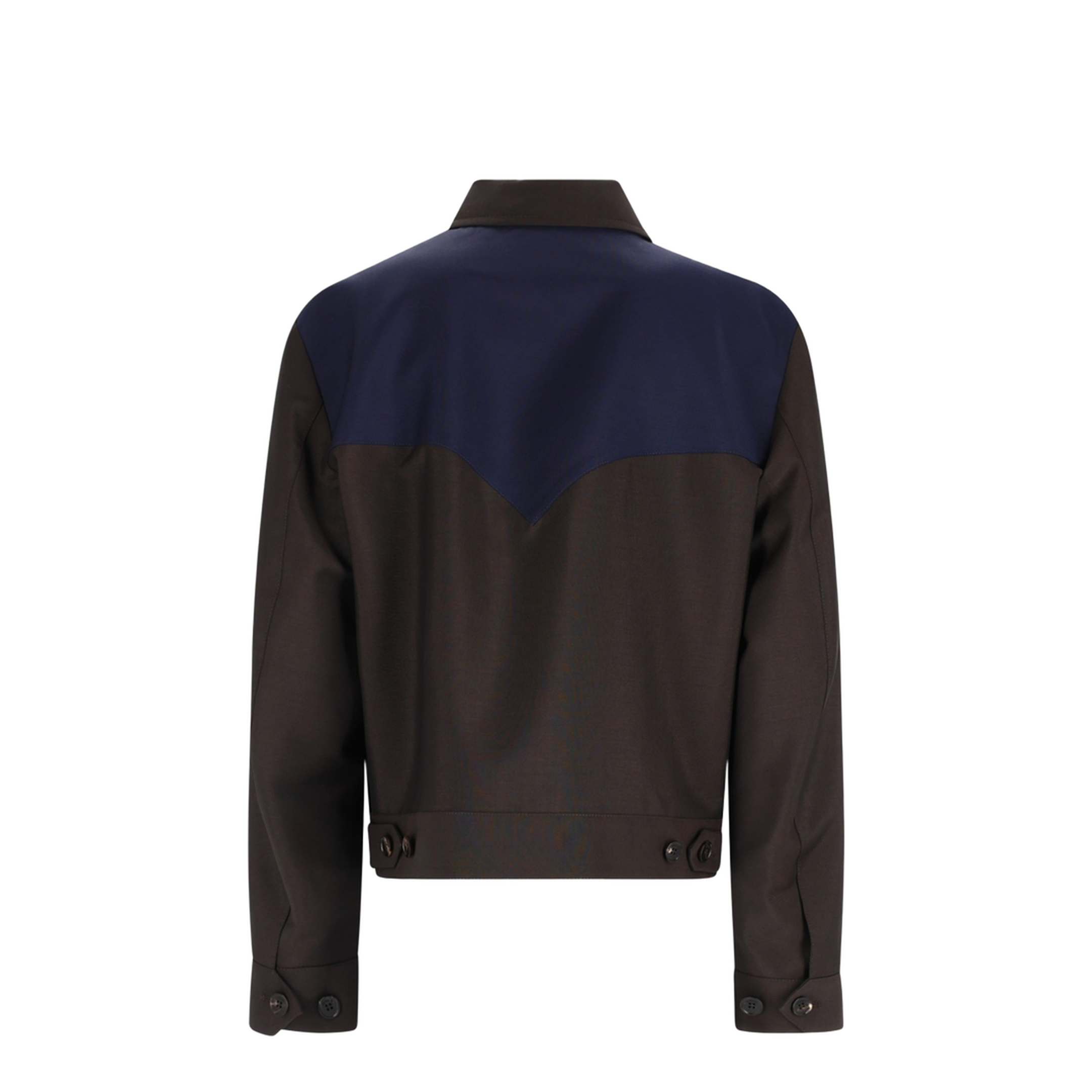 Men's Zipped Jacket Brown - Image 3